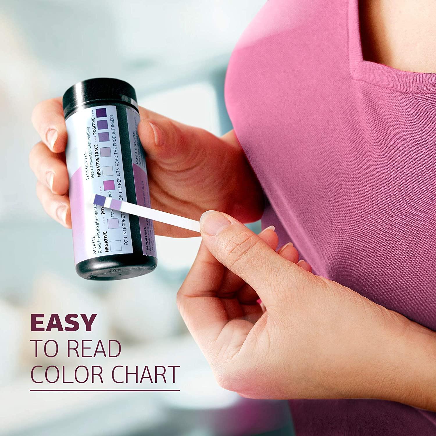 UTI Test Strips for Women Men Easy to Use at Home Urinary Tract