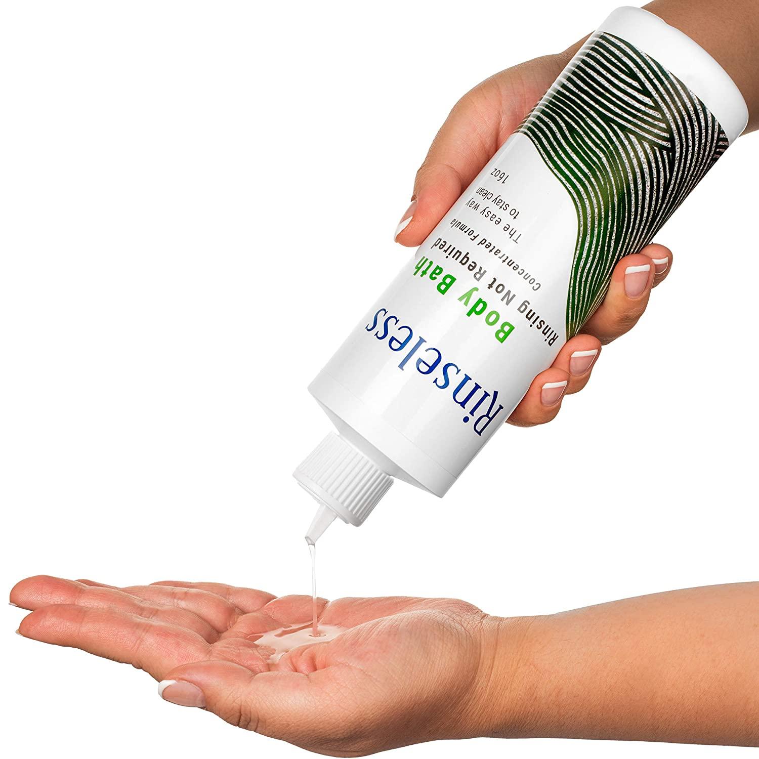 Rinseless Waterless Body Bath Wash 16 Oz No Water Rinse Needed