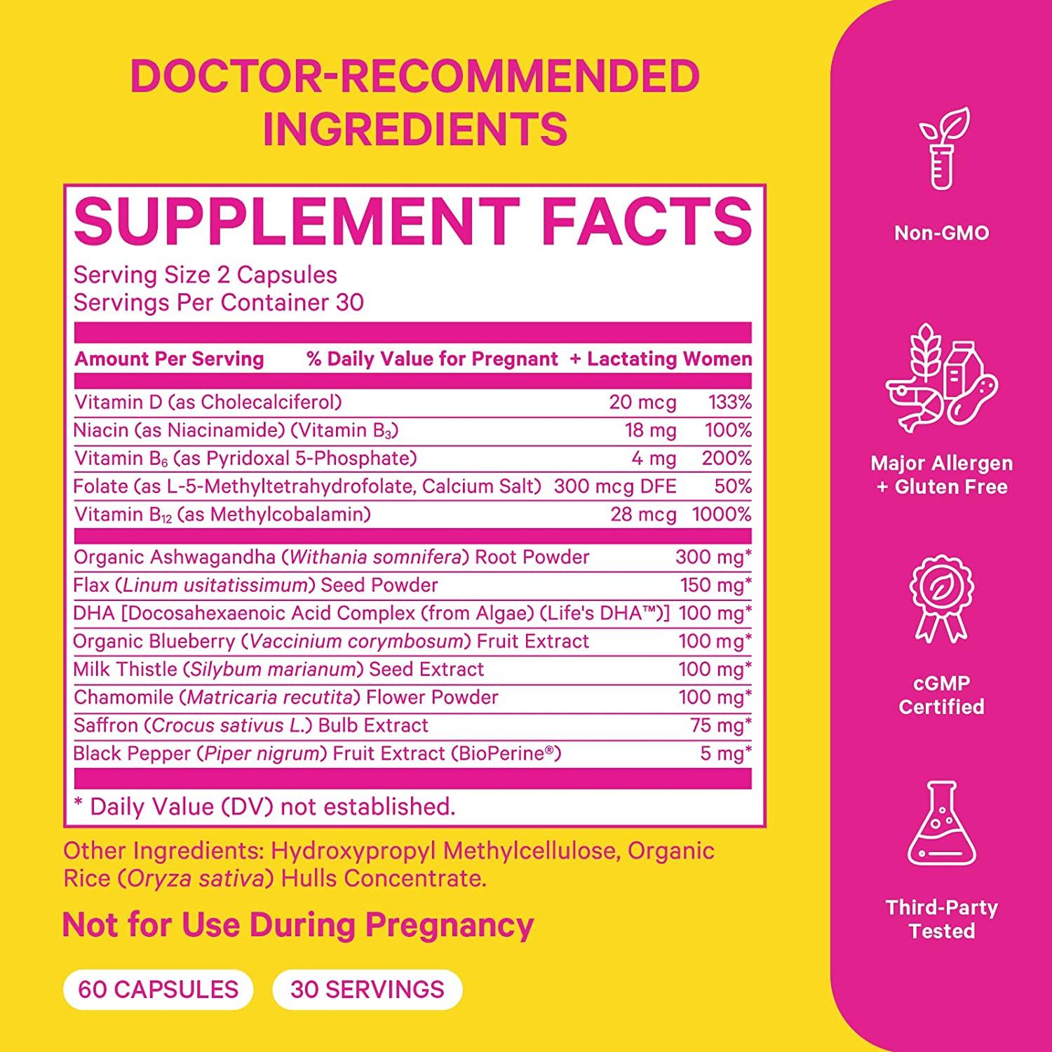 Pink Stork Postpartum Mood Support Hormone Balance & Recovery with