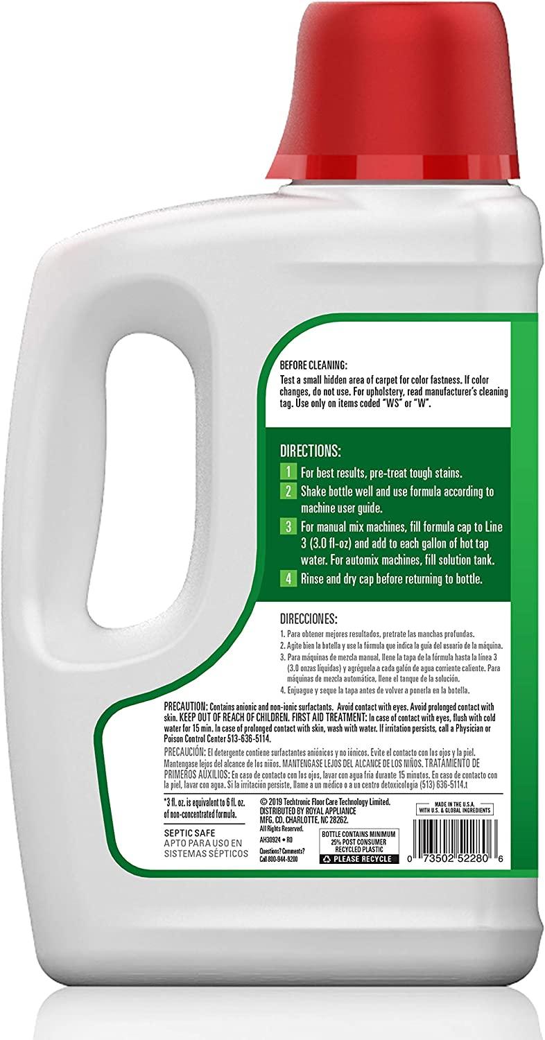 Hoover Renewal Deep Cleaning Carpet Shampoo 64oz AH30924 Concentrated Machine Cleaner
