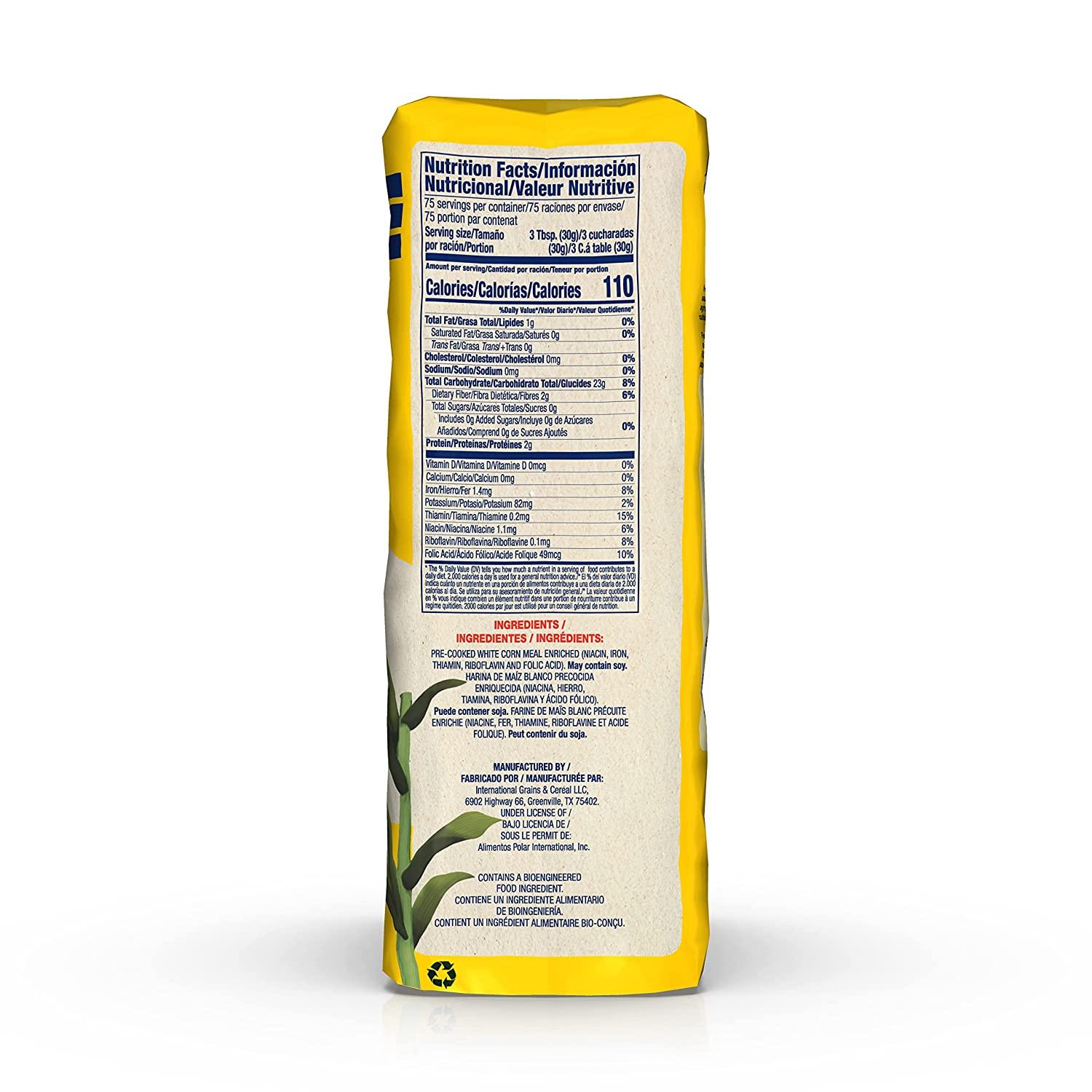 P.A.N. White Corn Meal Precooked Gluten Free and Kosher Flour for