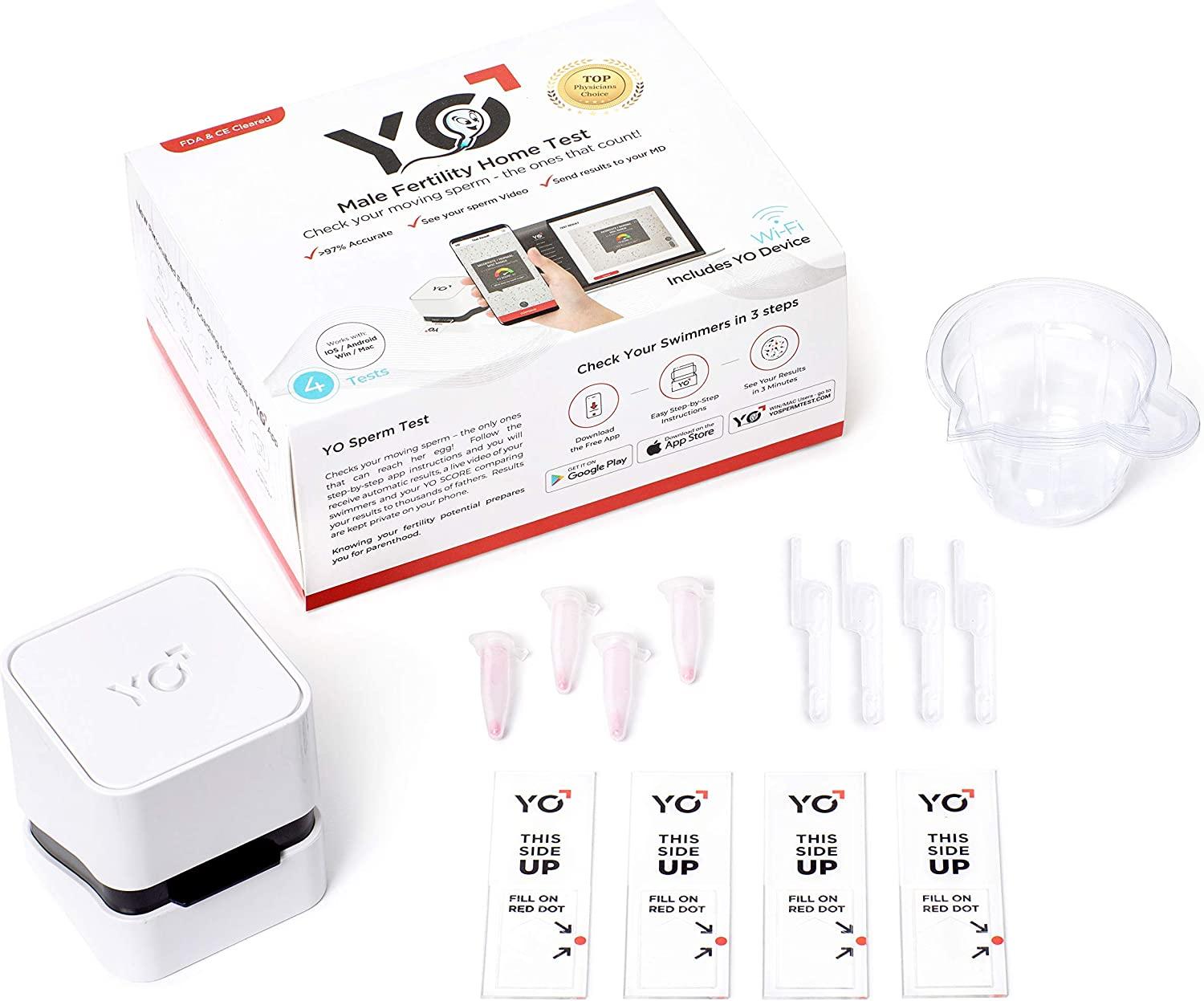 YO Home Sperm Test for Apple iPhone Android MAC and Windows PCs