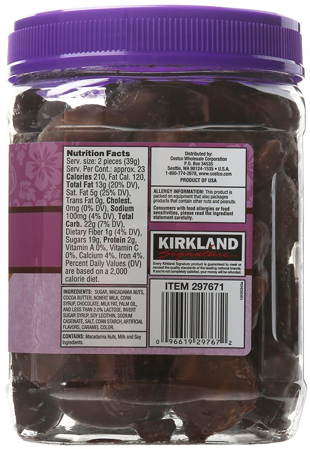 Kirkland Signature Macadamia Clusters 32 Oz Premium Nut Snack Mix