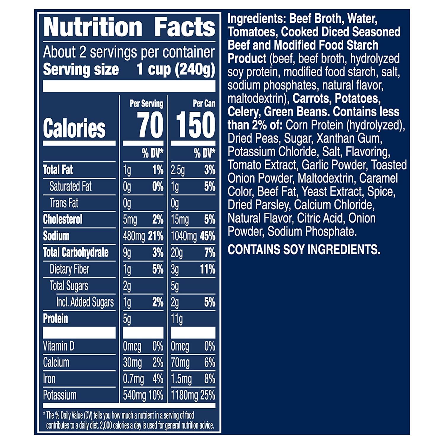 Progresso Light, Beef Pot Roast Soup, Gluten Free, 18.5 oz. (Pack of 12)