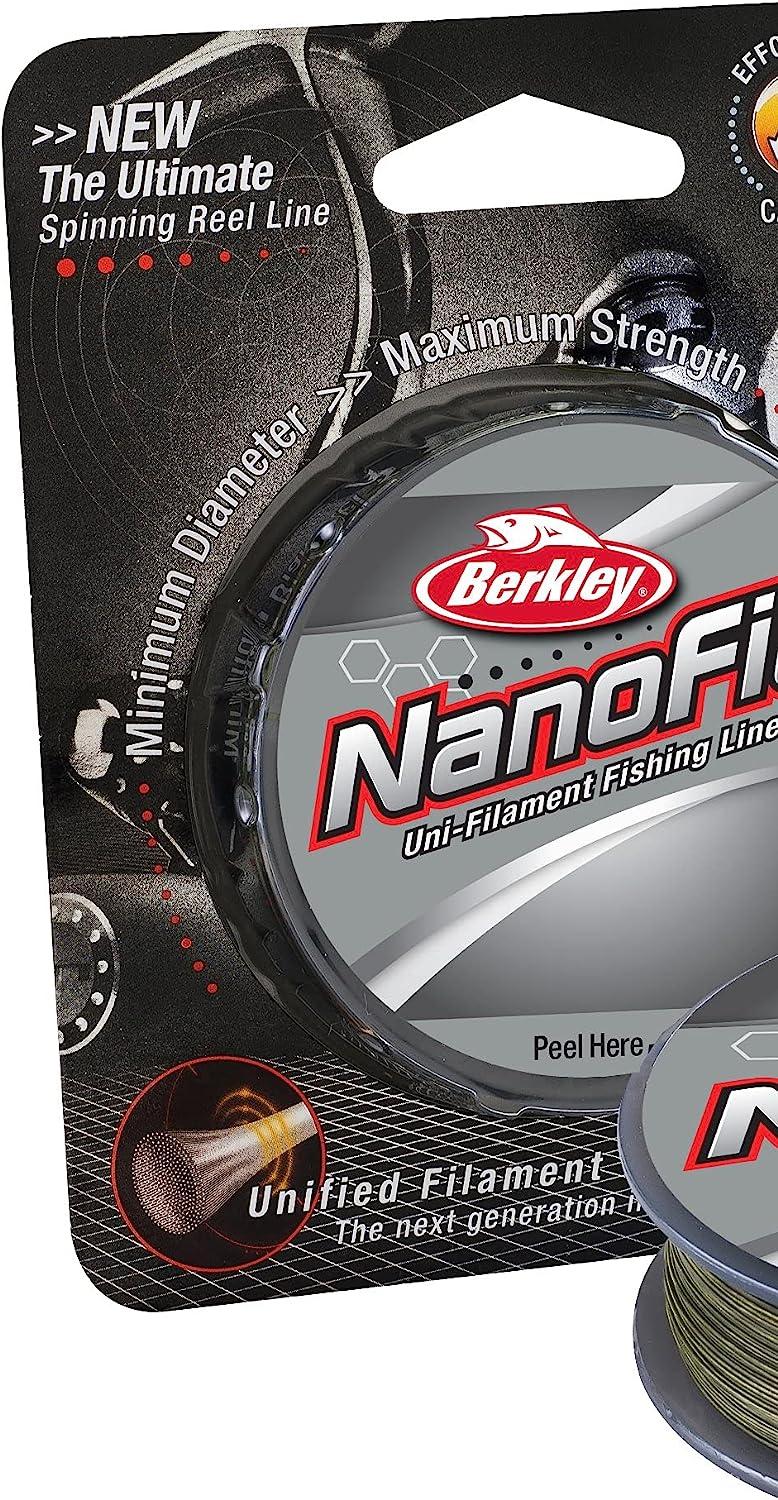 Berkley NanoFil Uni-Filament Fishing Line 150 Yards Low-Vis Green 6 Pounds