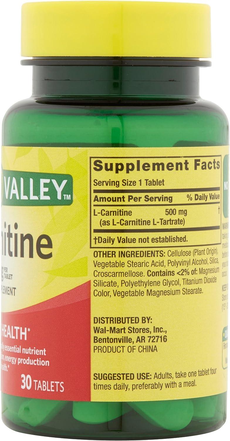 Spring Valley Acetyl LCarnitine HCl And Alpha Lipoic Acid, 51 OFF