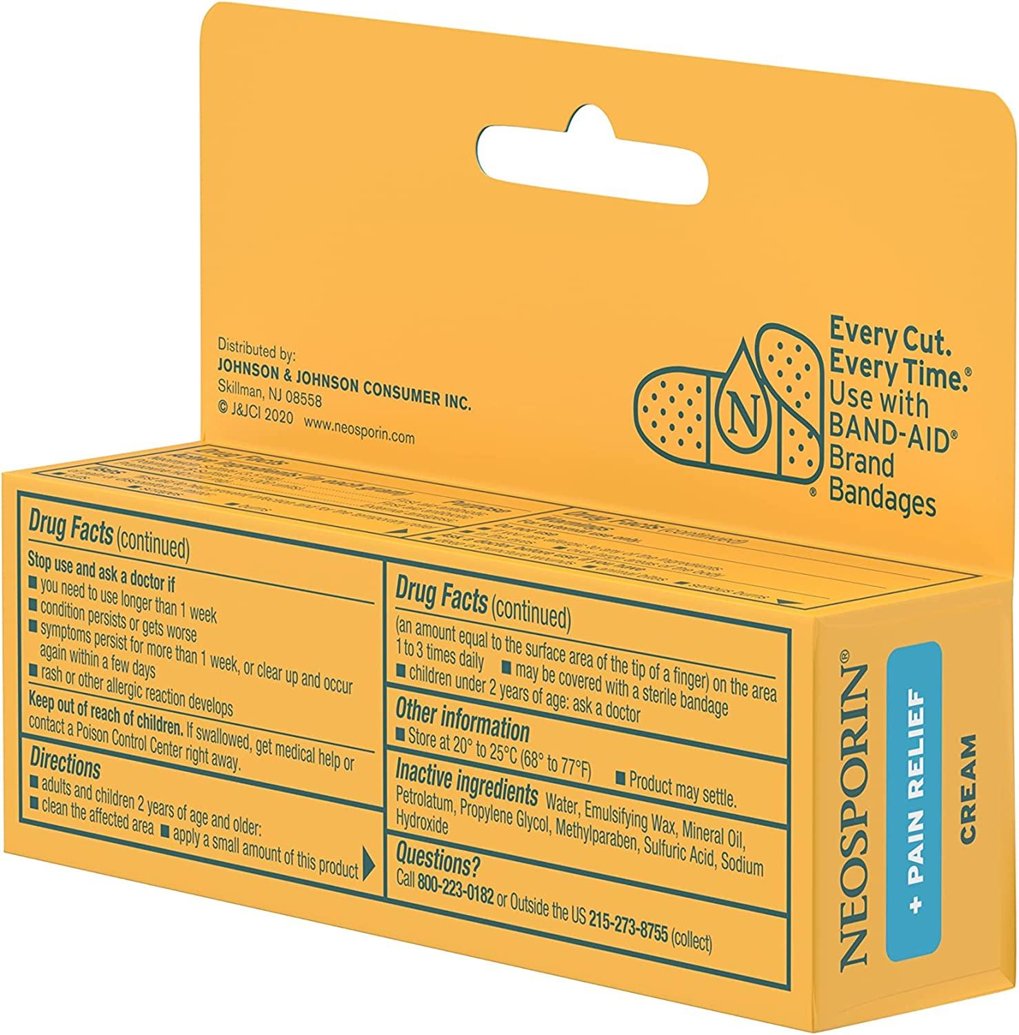 Neosporin + MaximumStrength Pain Relief Dual Action Antibiotic