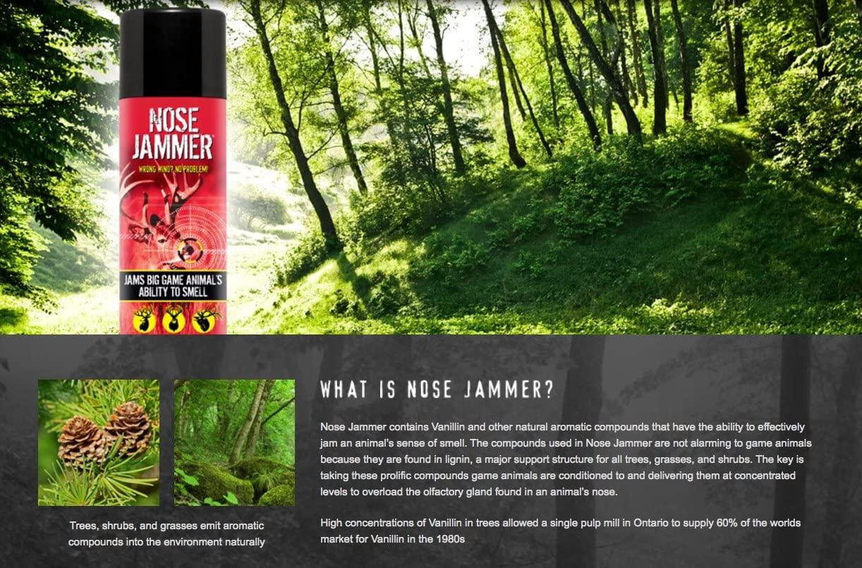 Nose Jammer Field Spray Natural Hunting Scent Eliminator Spray Deer