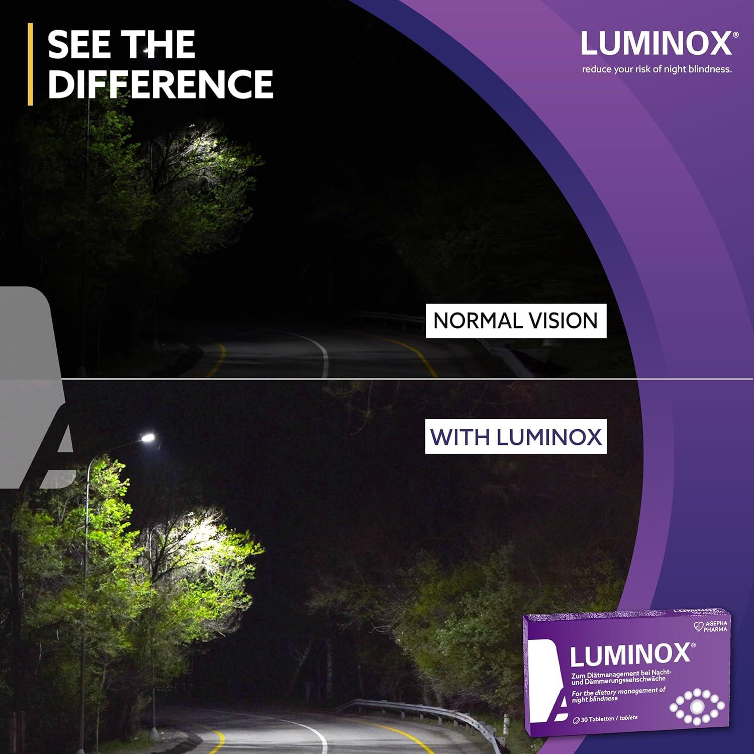 Luminox Vision Supplements Eye Tablets for Eyesight Improvement with