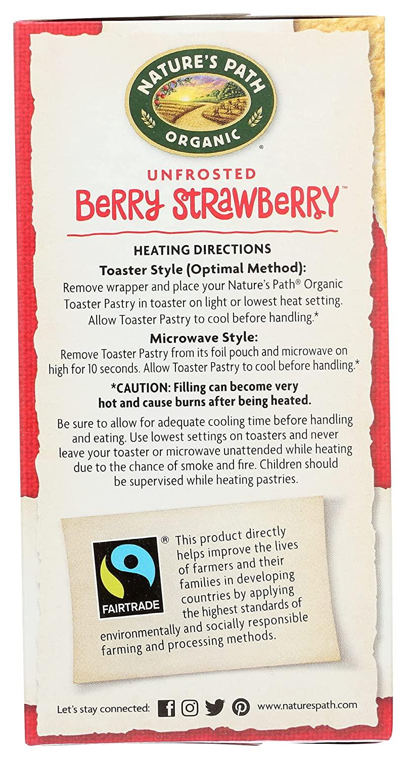 Nature's Path Strawberry UnFrosted Toaster Pastries 6 ct