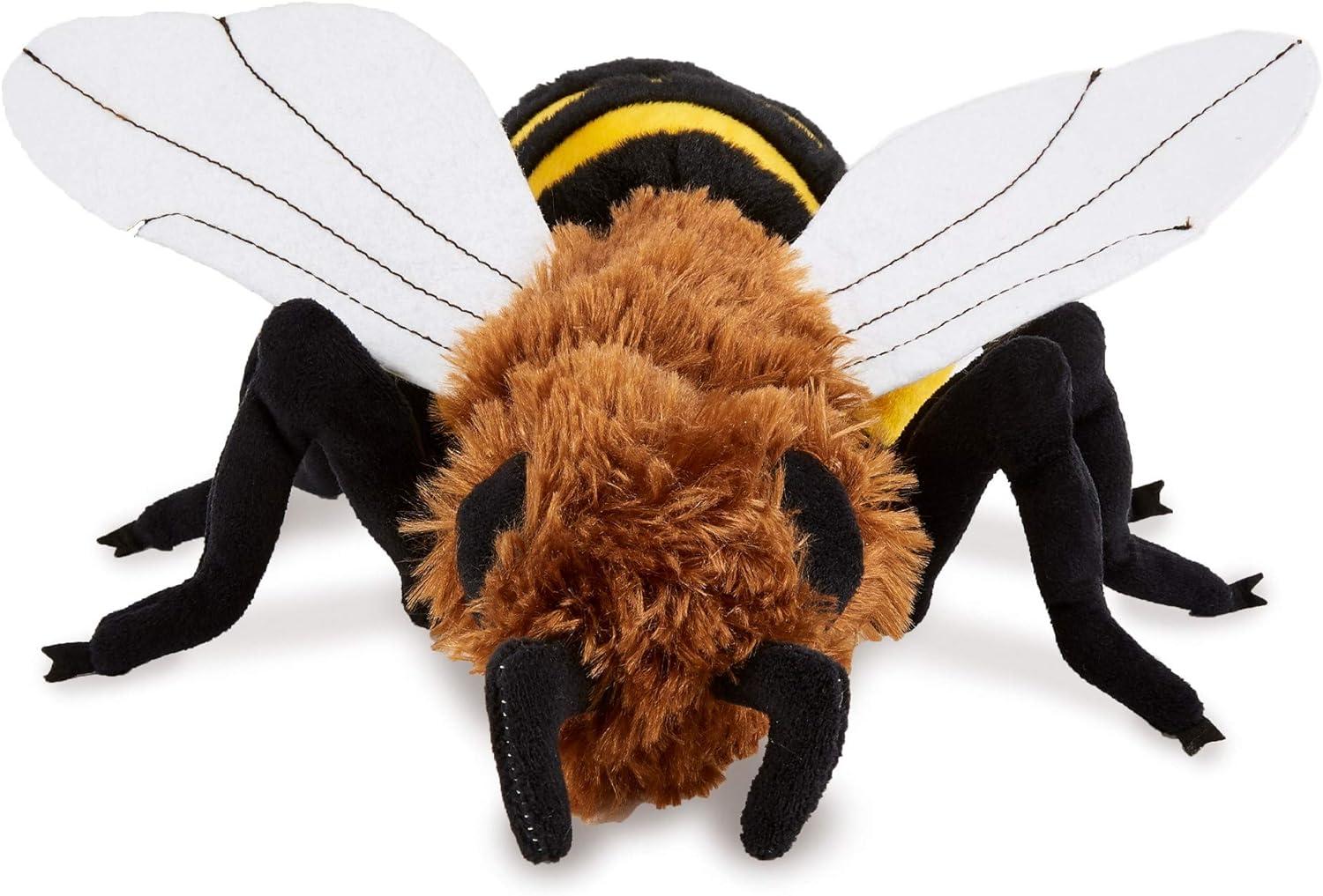 Zappi Co Plush Honey Bee Stuffed Toy 30cm Safari Animals