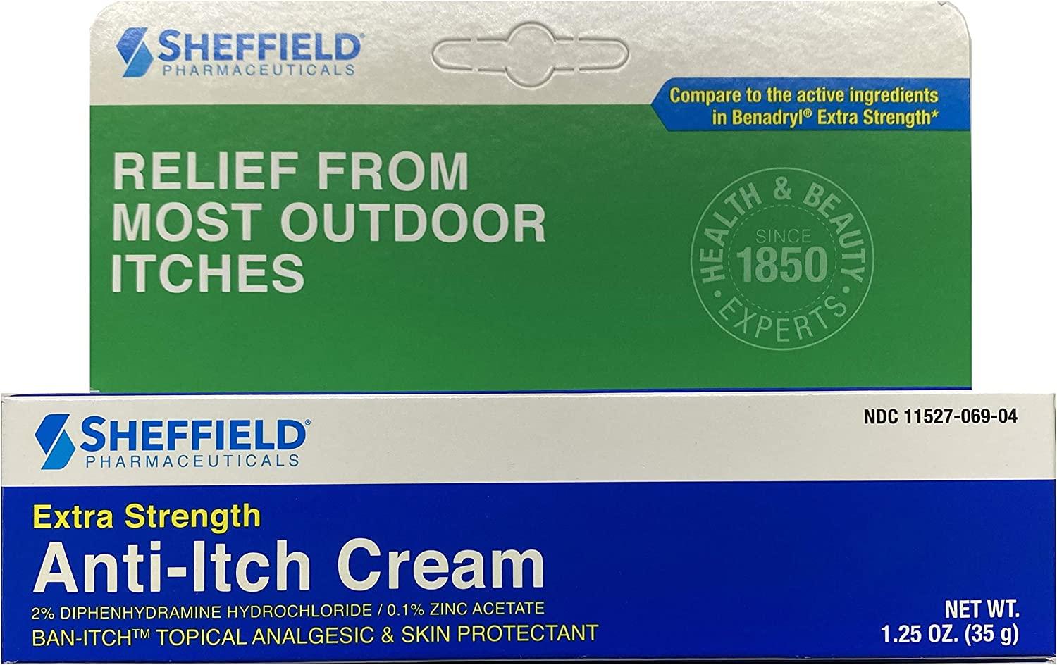 Dr. Sheffield's Antiitch Cream with Histamine Blocker 1.25 Oz. (4)