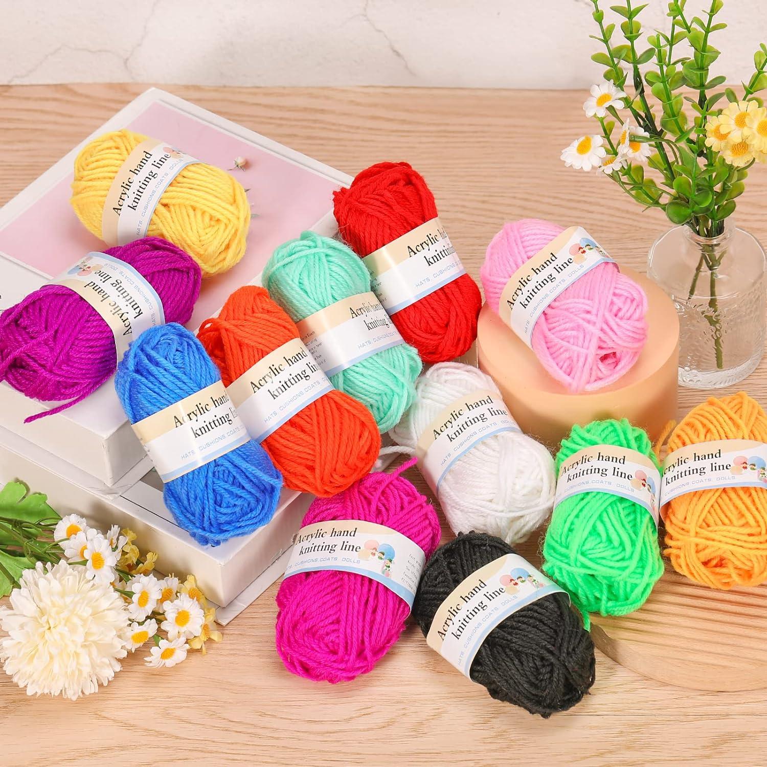 XSEINO Crochet Kit with Crochet Hooks Yarn Set - Premium Bundle Includes 40  Colors Crochet Yarn Balls, Crochet Kit, Accessories Kit, Crochet Bag and
