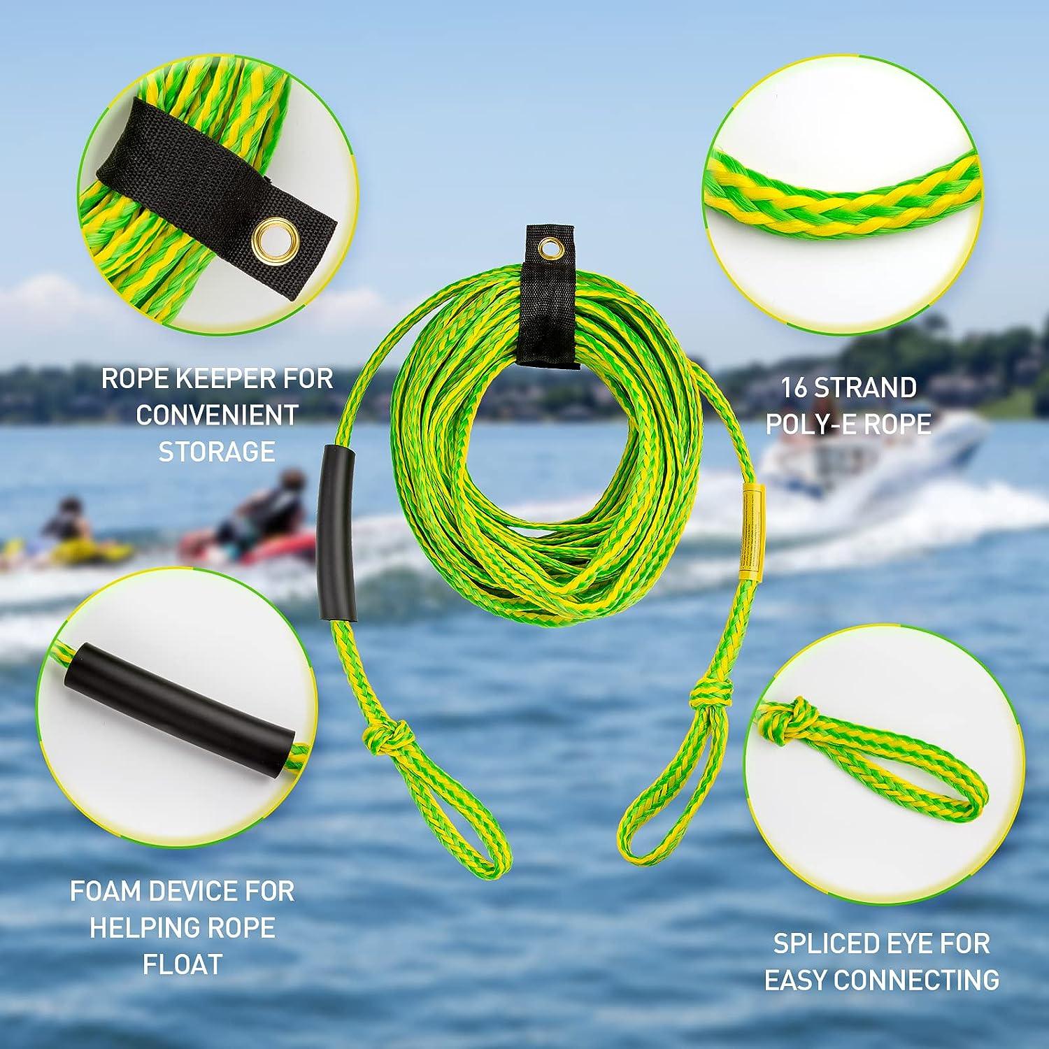 Botepon 60ft Tow Rope for Tubing Ideal for Towable Tubes, Boating