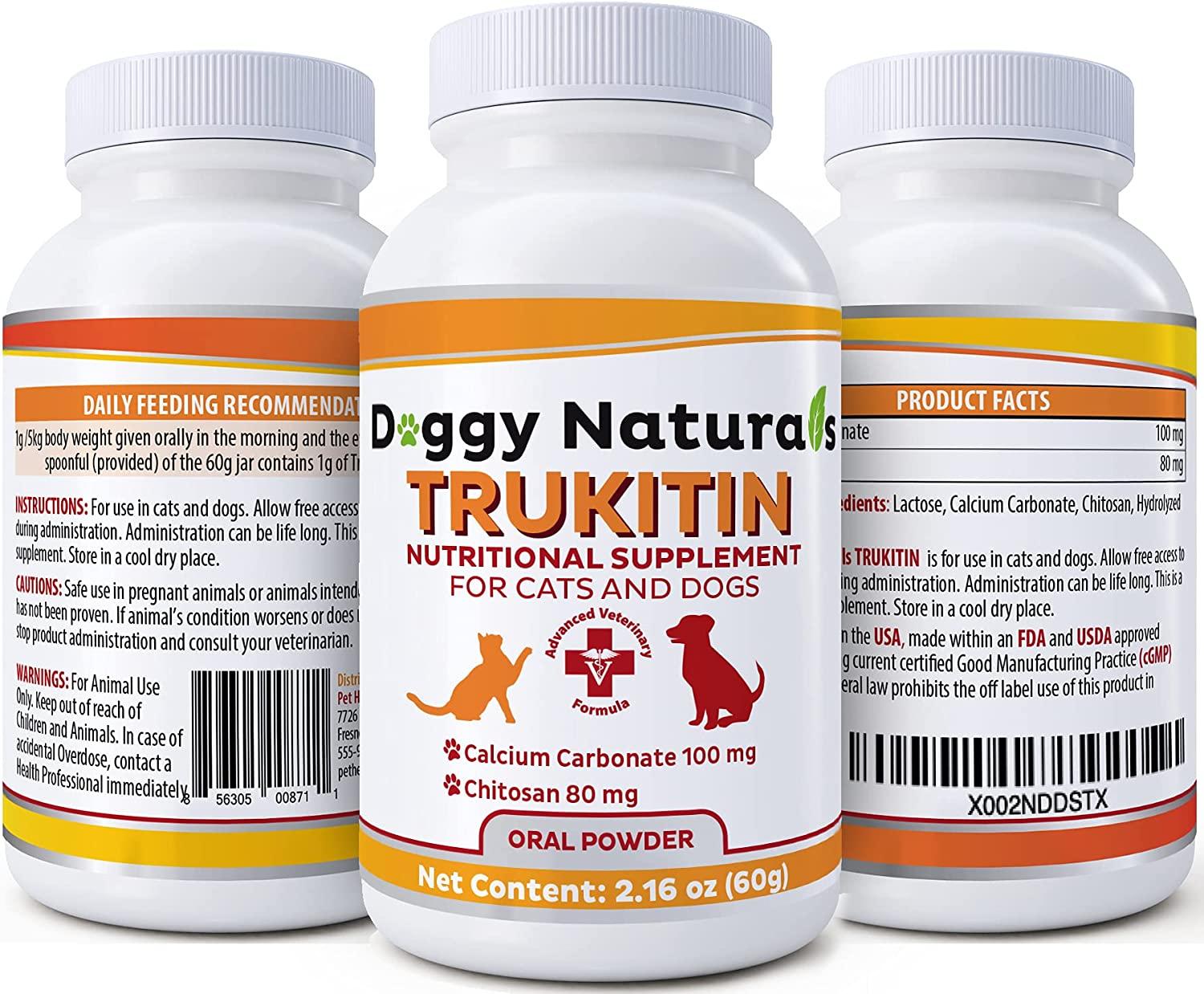 Pet Health Pharma Trukitin Chitosan Phosphate Binder for Cats & Dogs