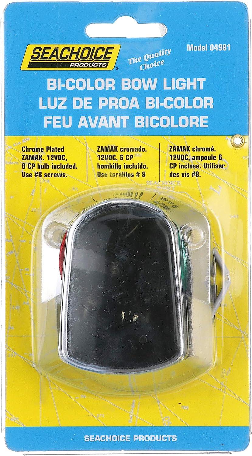 Seachoice Bow Light Marine Navigation Chrome BiColor 2.75 in Buy Now