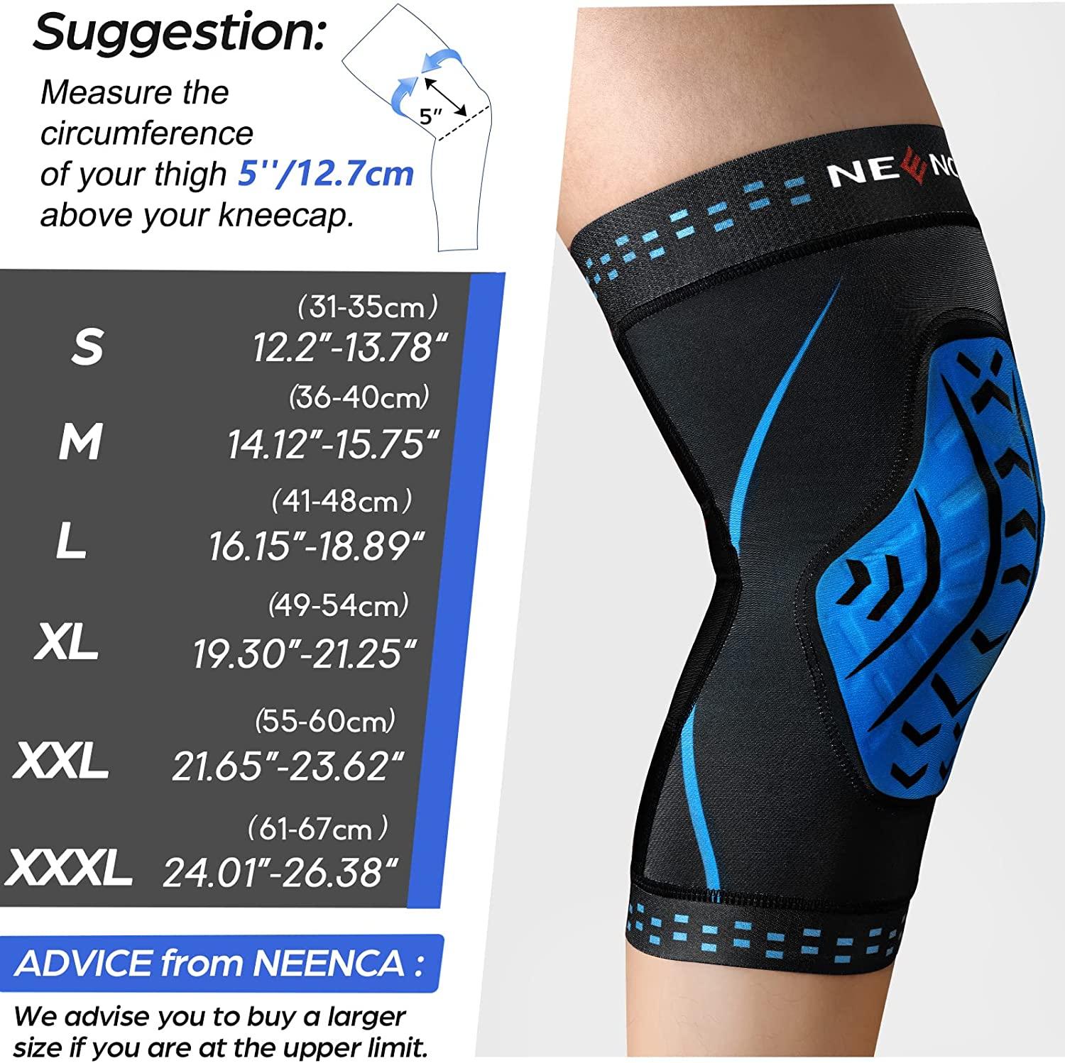 NEENCA Hinged Knee Brace, Adjustable Compression Knee Support