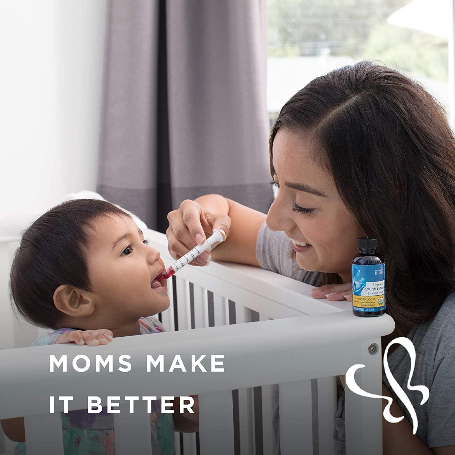 Mommy's Bliss Organic Baby Cough Syrup & Mucus Relief, Day and Night