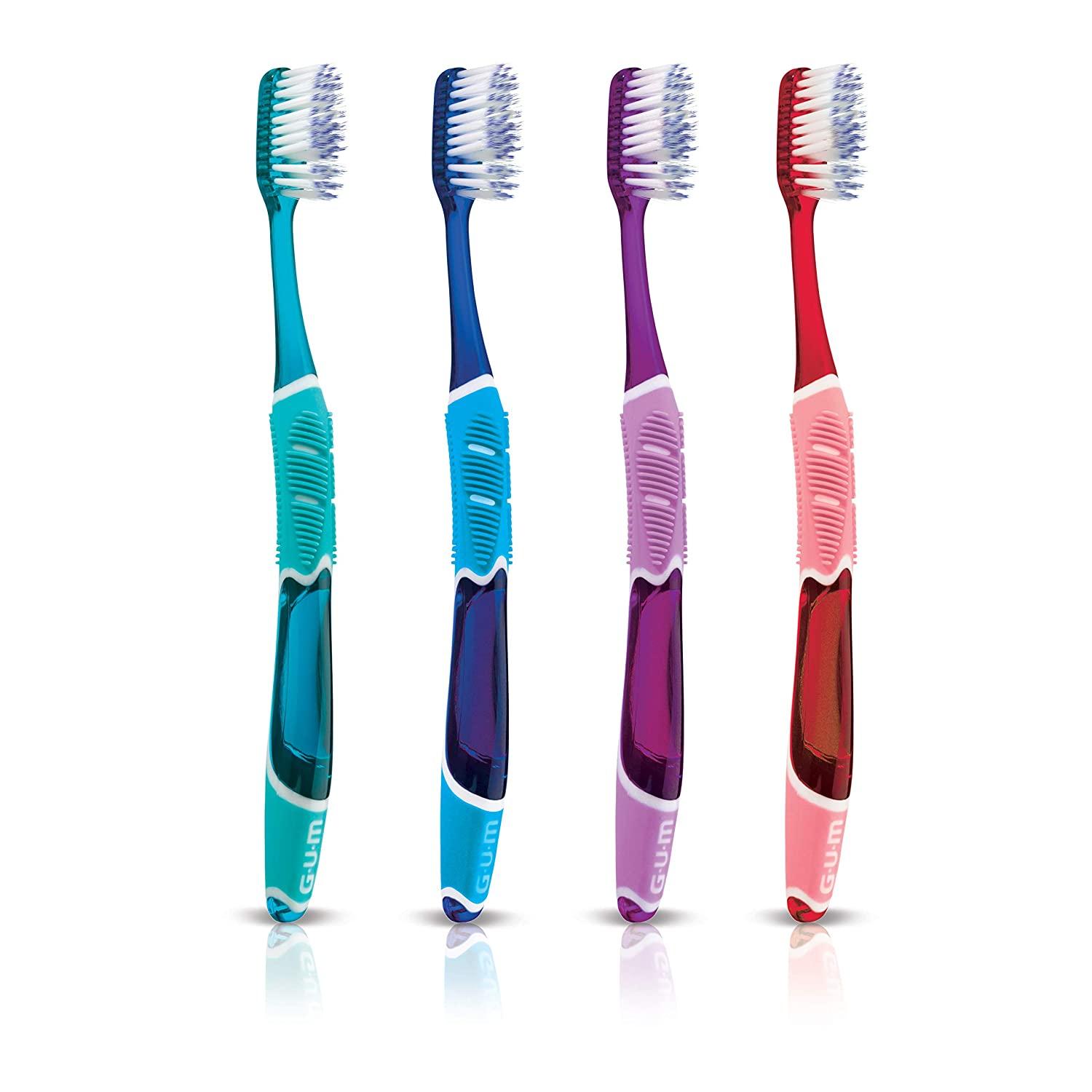 GUM 525E Technique Deep Clean Toothbrush with QuadGrip Handle