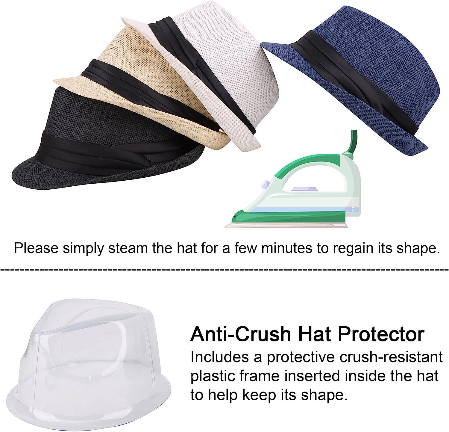 Klassieke Manhattan Gestructureerde Trilby Fedora Hoed voor Vrouwen