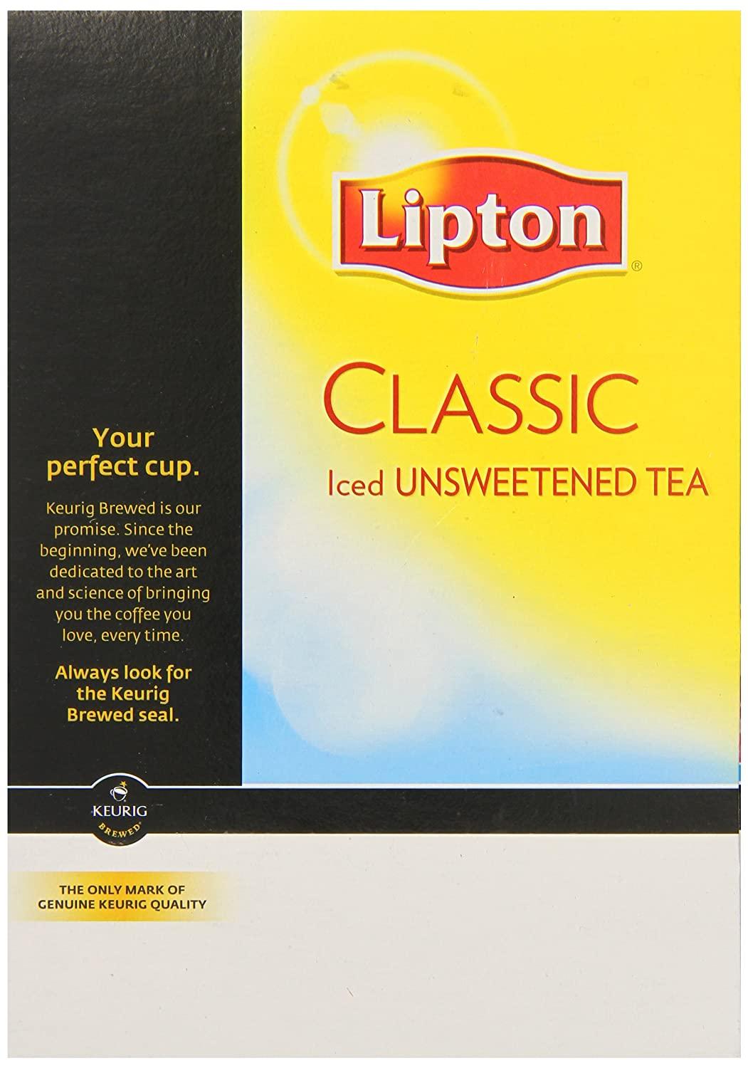 Lipton Unsweetened Iced Tea Single Serve Keurig K-Cup® Pods - 24/Box