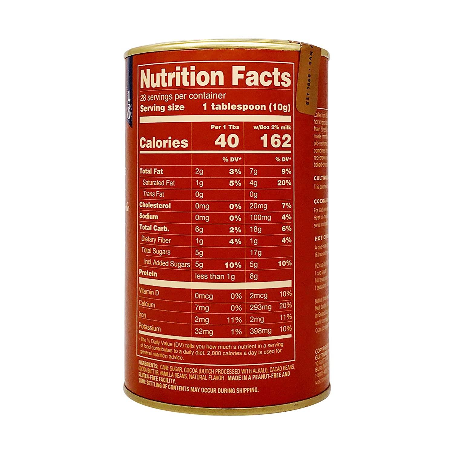 Guittard Chocolate Grand Cacao Drinking Chocolate, 10 oz Standard Packaging