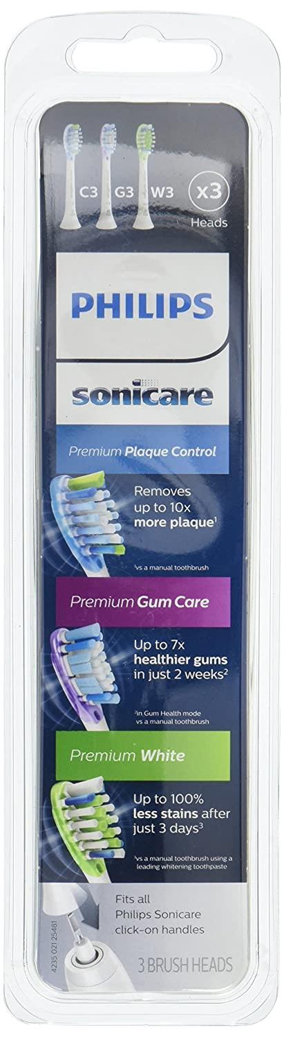 Philips Sonicare HX9073/17 Vielfaltspack Bürstenköpfe Weiß (3Stk