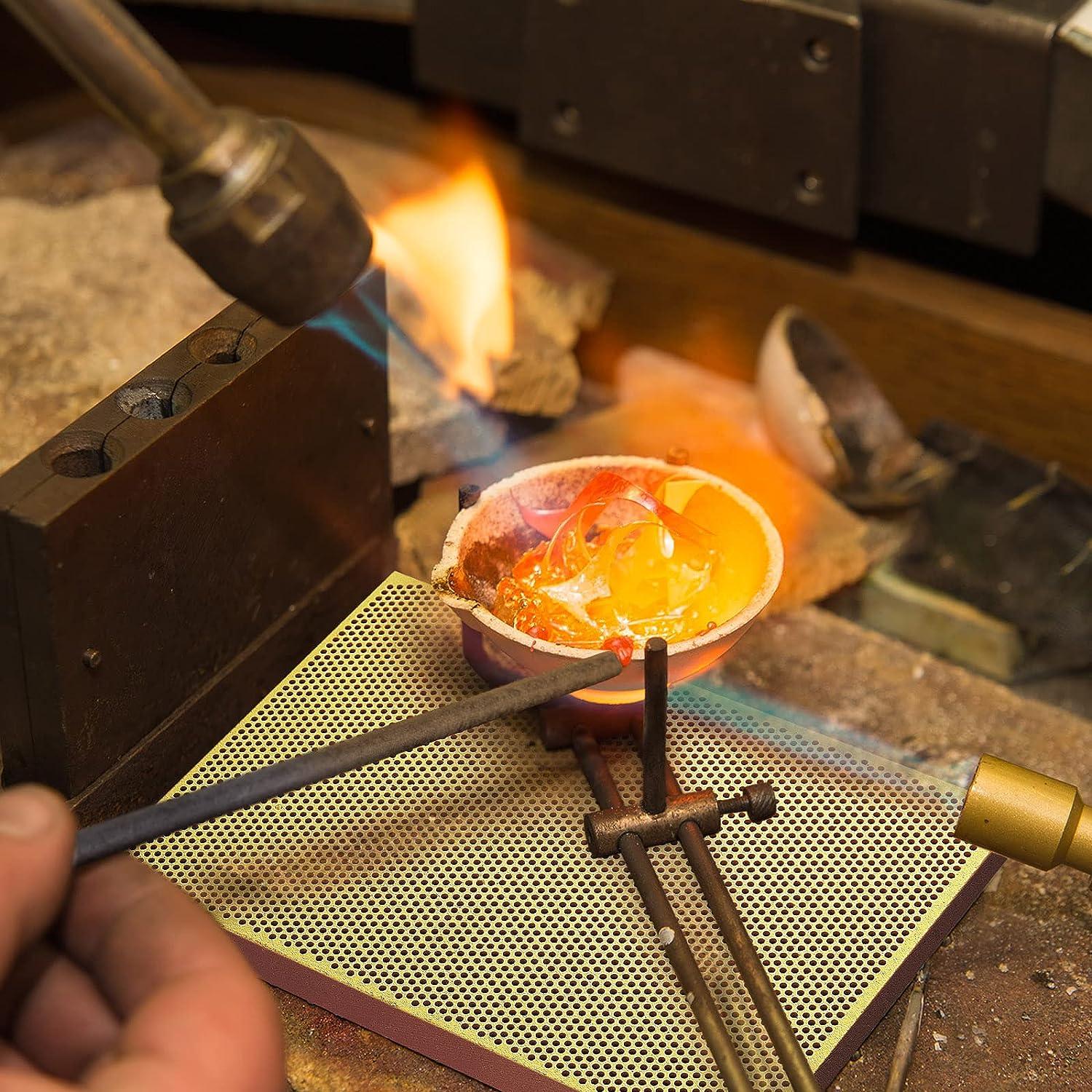 9 Pcs Graphite Torch Melting Casting Kit Graphite Crucible Set Ingot