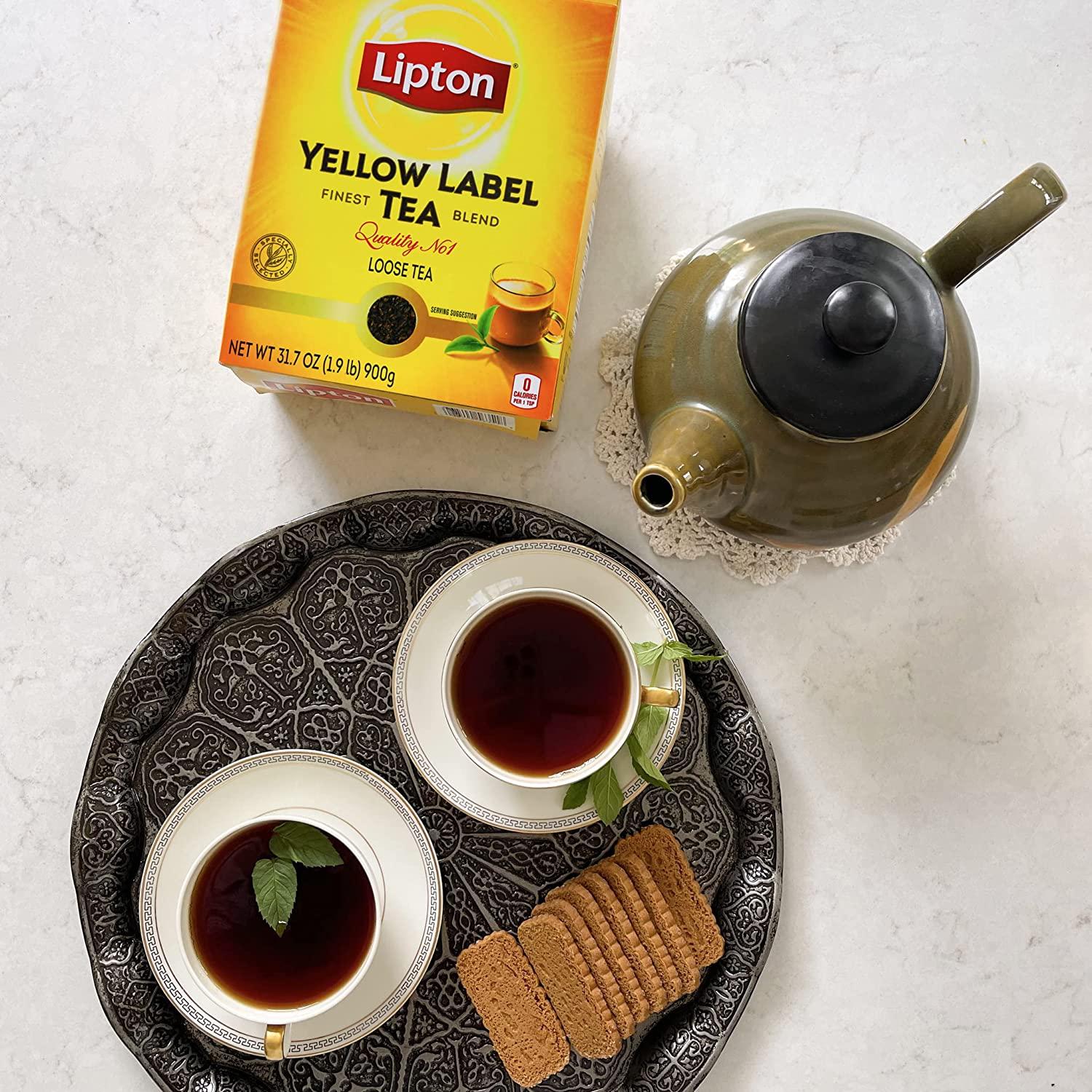 Lipton Yellow Label Tea International Blend 31.74oz 1.9 Pound Pack