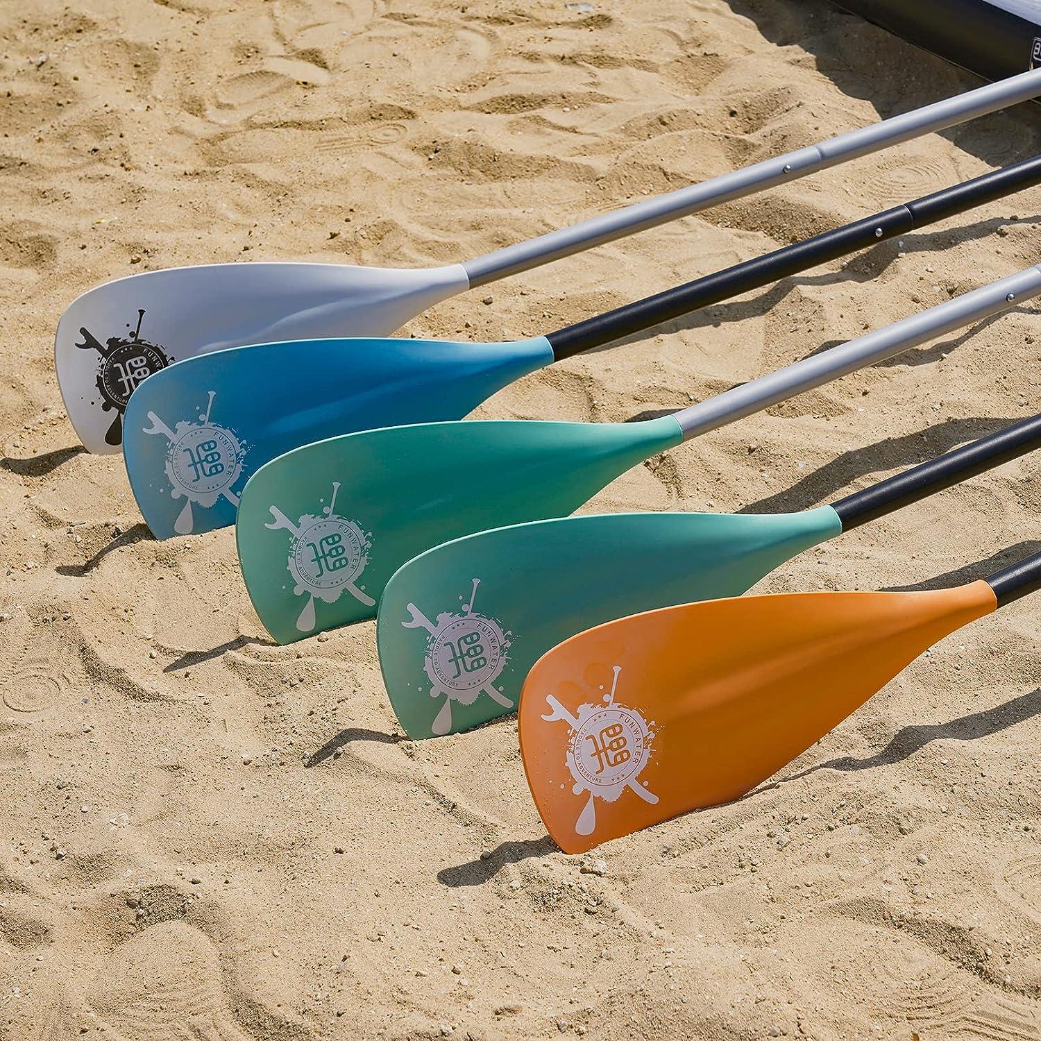Pagaia SUP FunWater Alluminio Regolabile 165-215 Cm | 3 Pezzi Smontabile Galleggiante, Leggera E Portatile