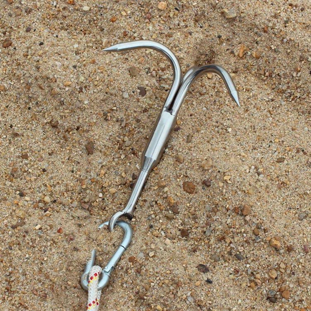 3-Claw Stainless Steel Outdoor Carabiner Grappling Hook/Climbing