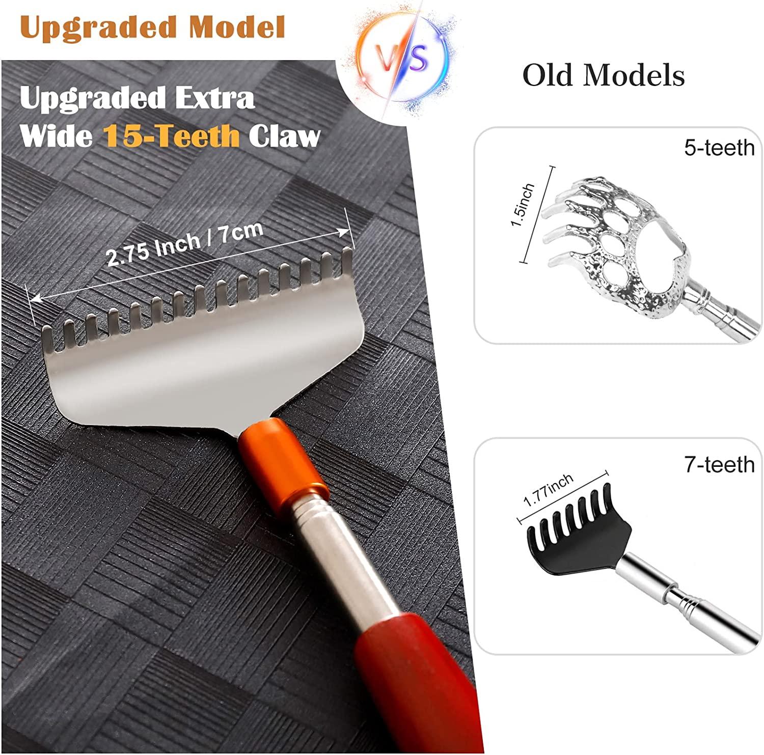 Back Scratcher Long Oversize, Azymi Telescoping Back Scratcher for Men