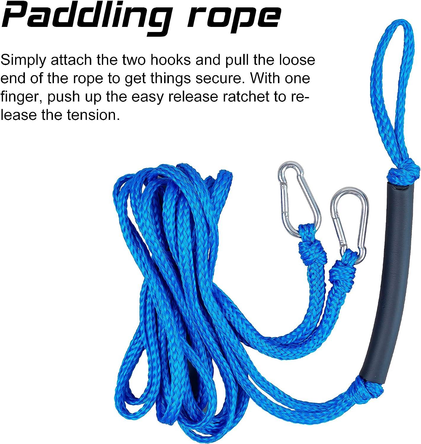 Water Ski Towable Tube Rope Connector Blue Tow Rope for Tubing
