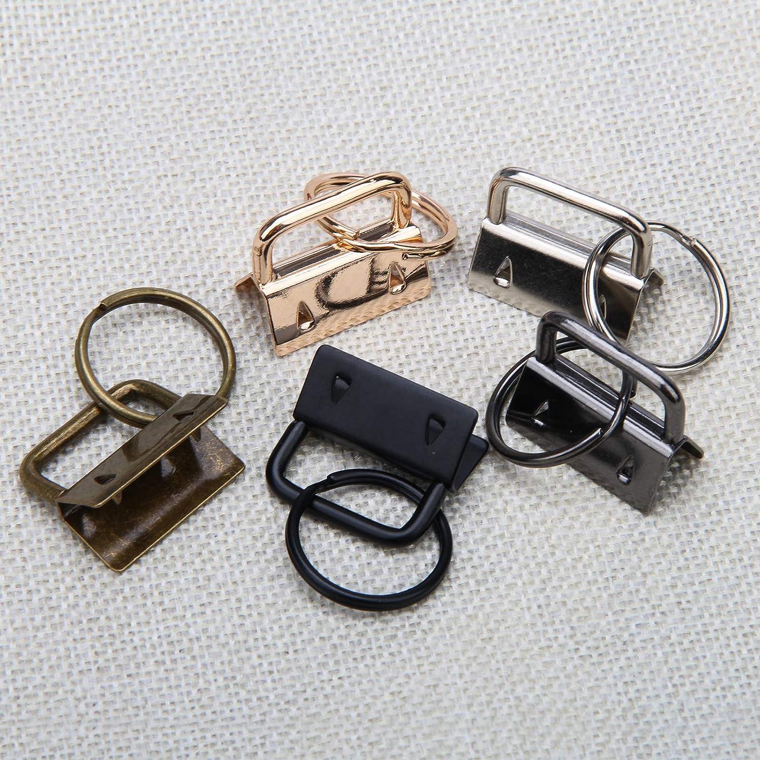 2Pcs 26mm Key Fob Hardware With Key Rings For Bag Wristlets With
