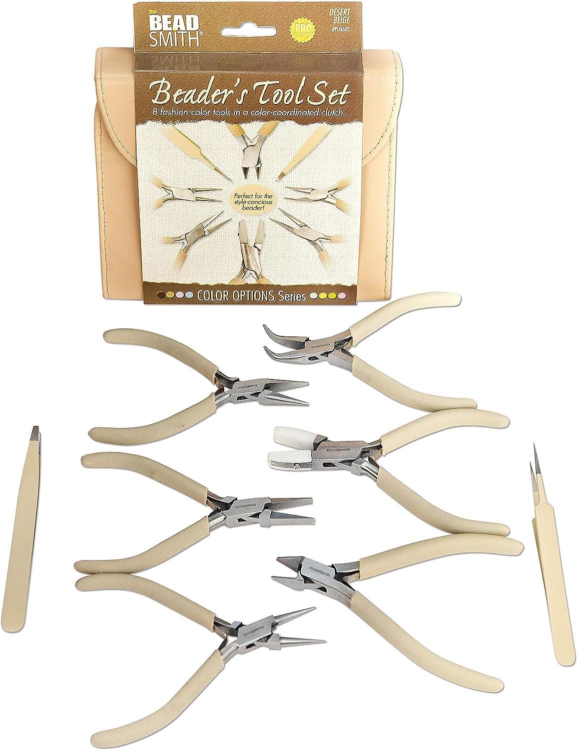 The Beadsmith Fashion Color Pliers Set of 8 Slimline Color