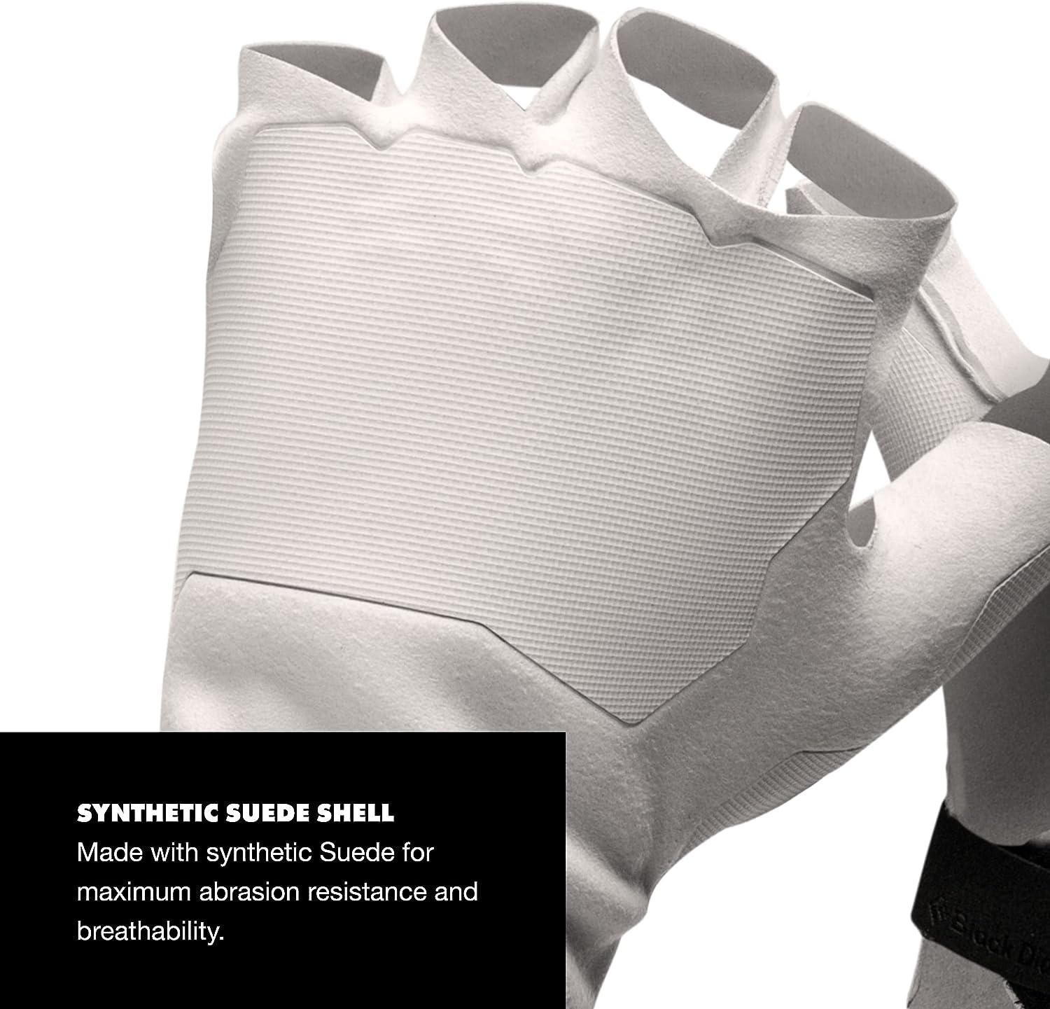 Black Diamond Crack Gloves Extra Large WHITE