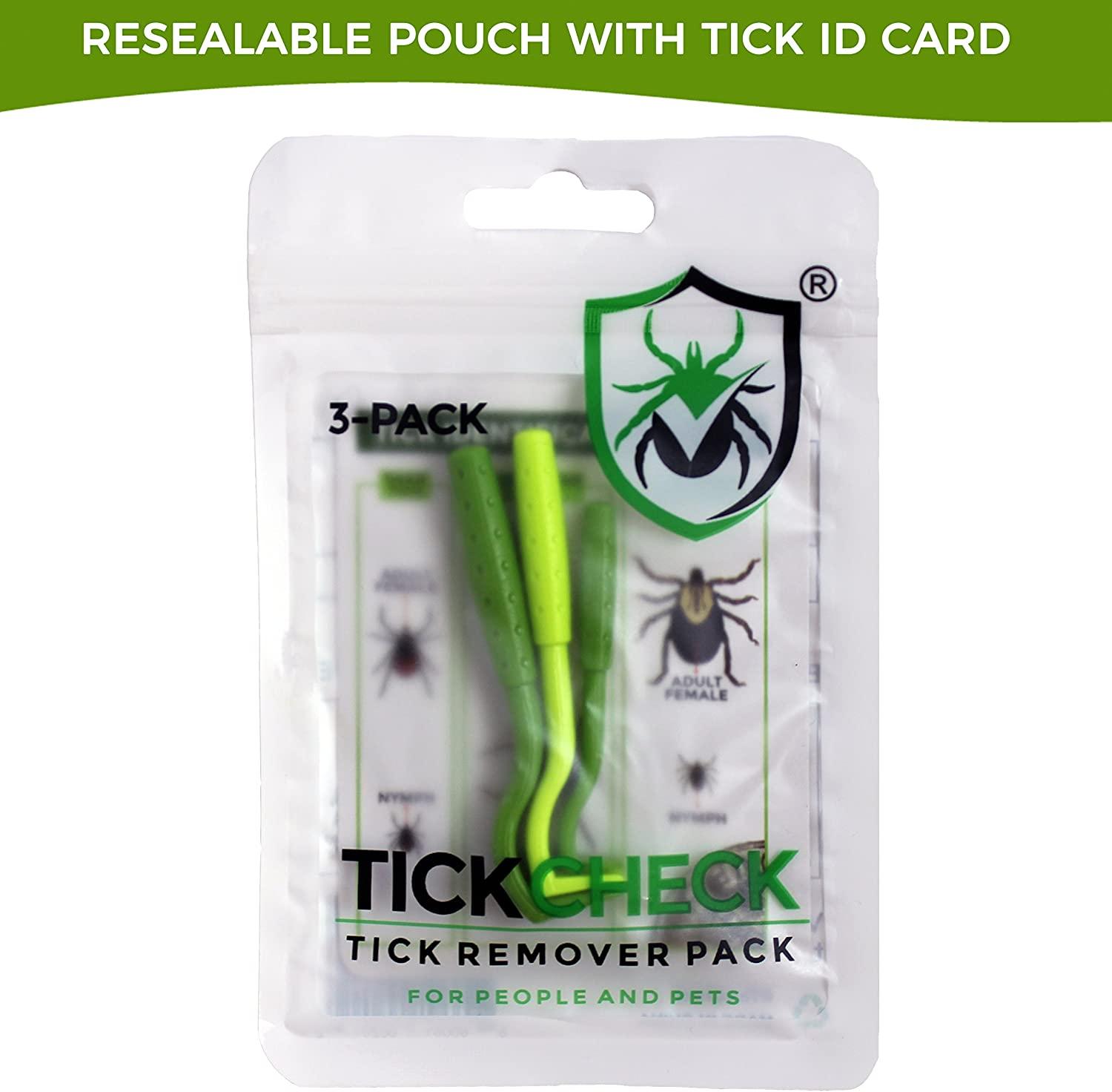 TickCheck Tick Remover Value 3 Pack Tick Remover Tools + Tick