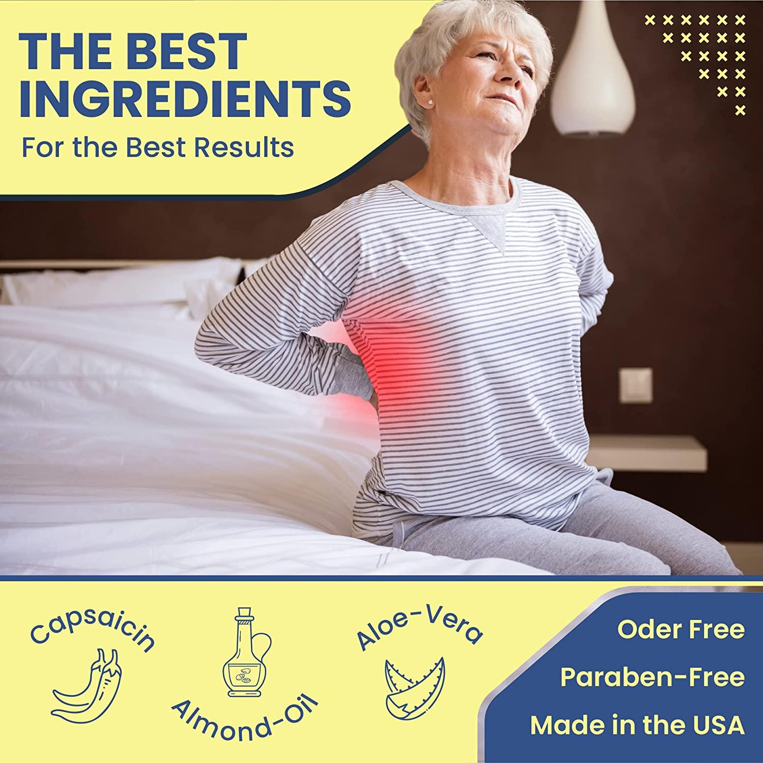 Supplement Spot No Pain Capsaicin Lotion Arthritis Pain Relief Cream