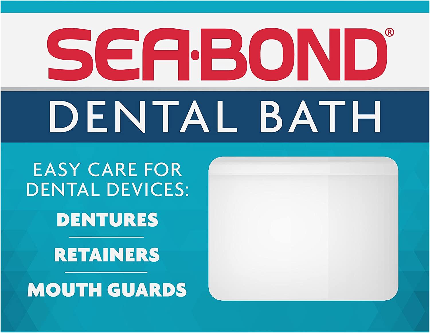 Sea-Bond Denture, Mouthguard, and Retainer Bath