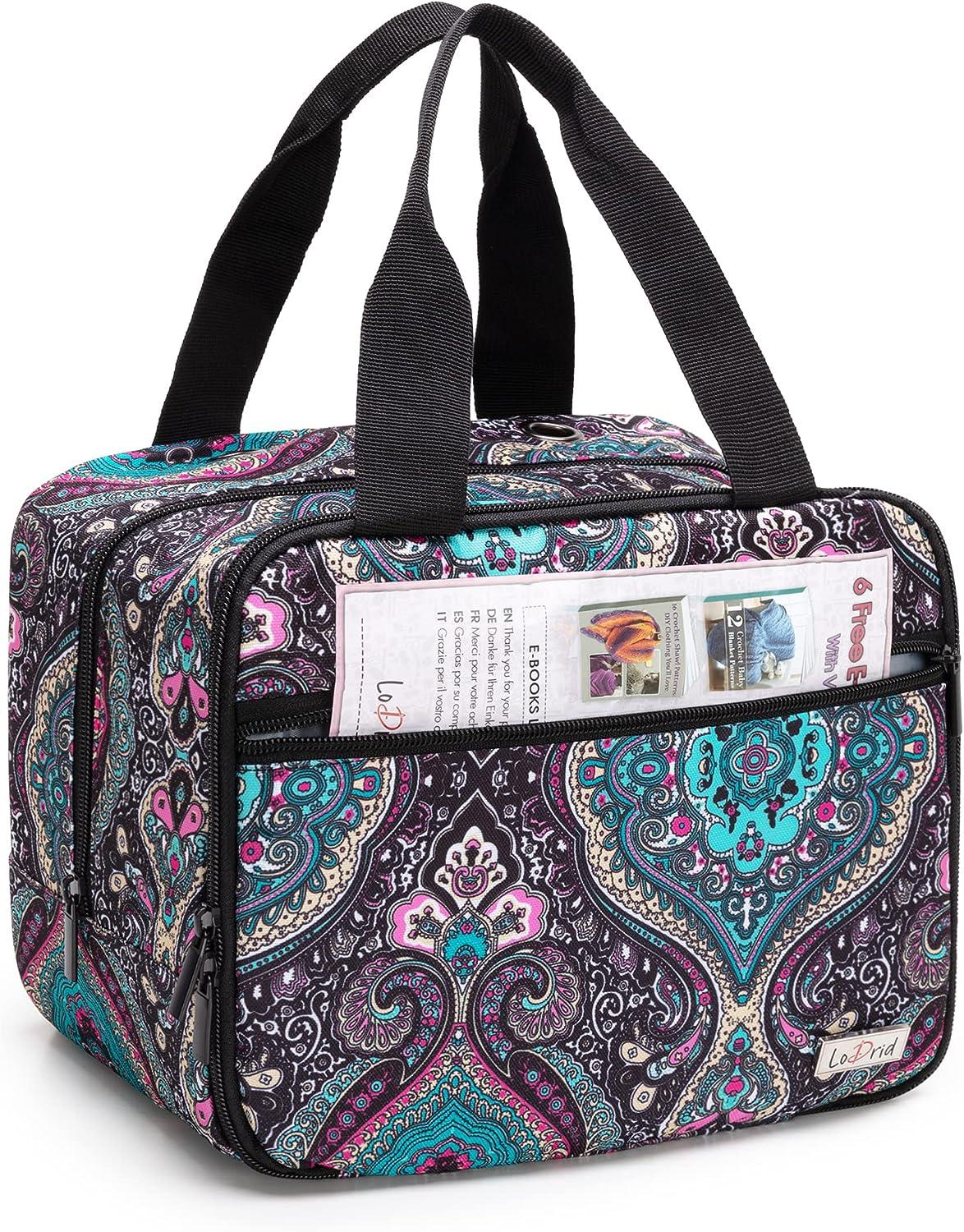 Knitting Bag for Traveling Yarn Holder Yarn Storage Bag for Crocheting
