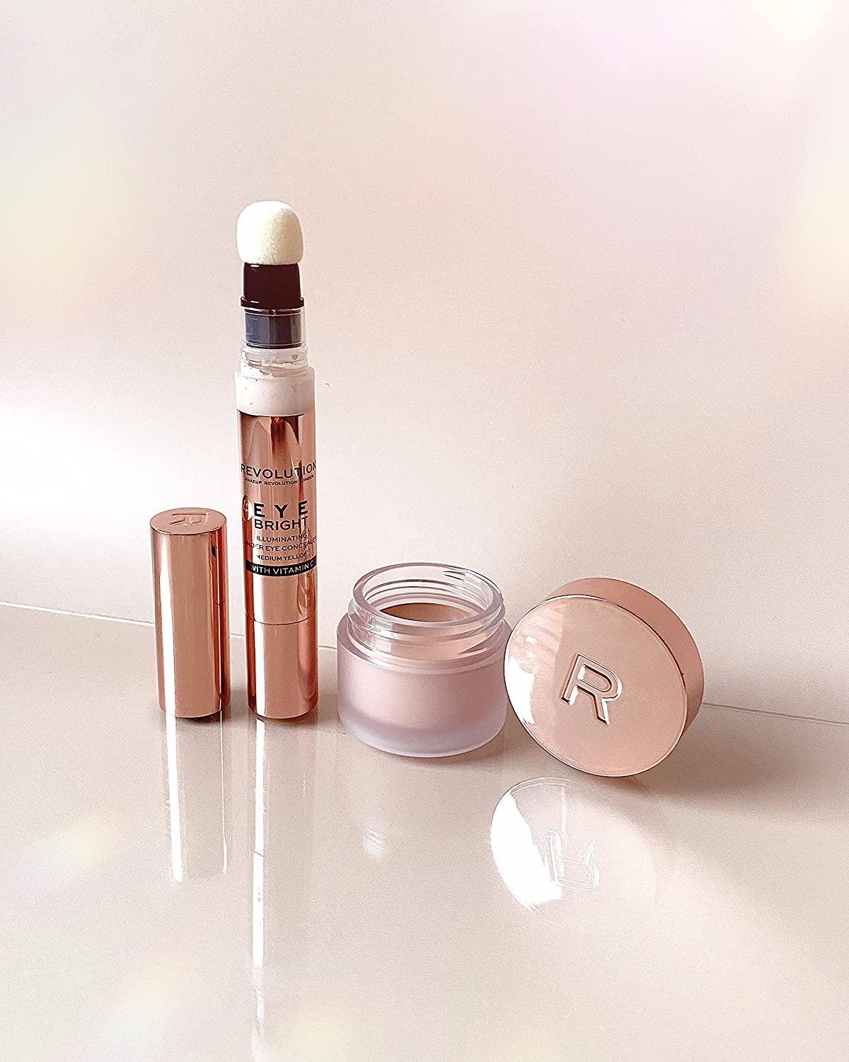 Makeup Revolution Eye Bright Concealer, Buildable Coverage, Dewy Finish