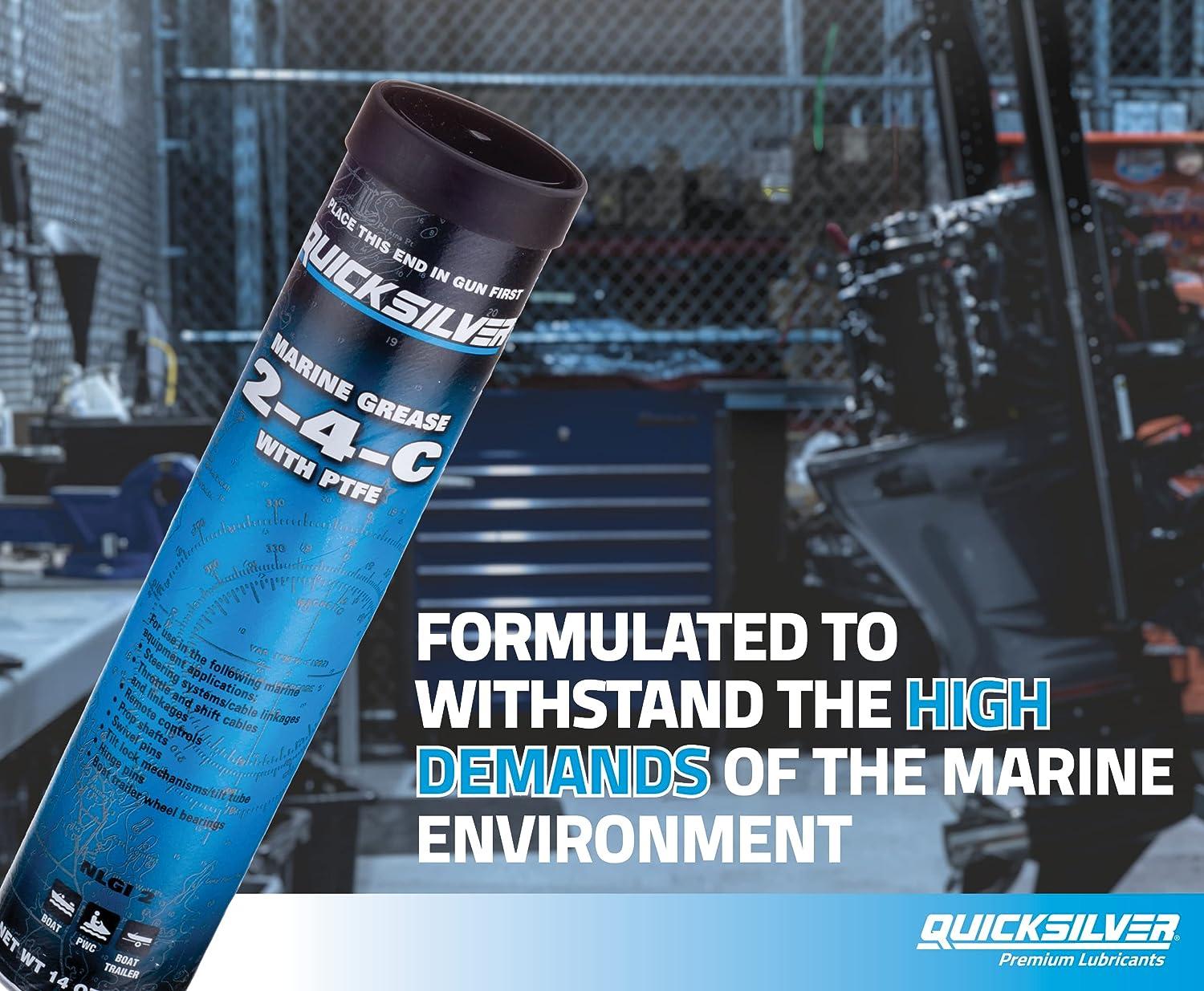 Quicksilver 74057Q5 24C Marine Grease/Lubricant Gun with 3Oz