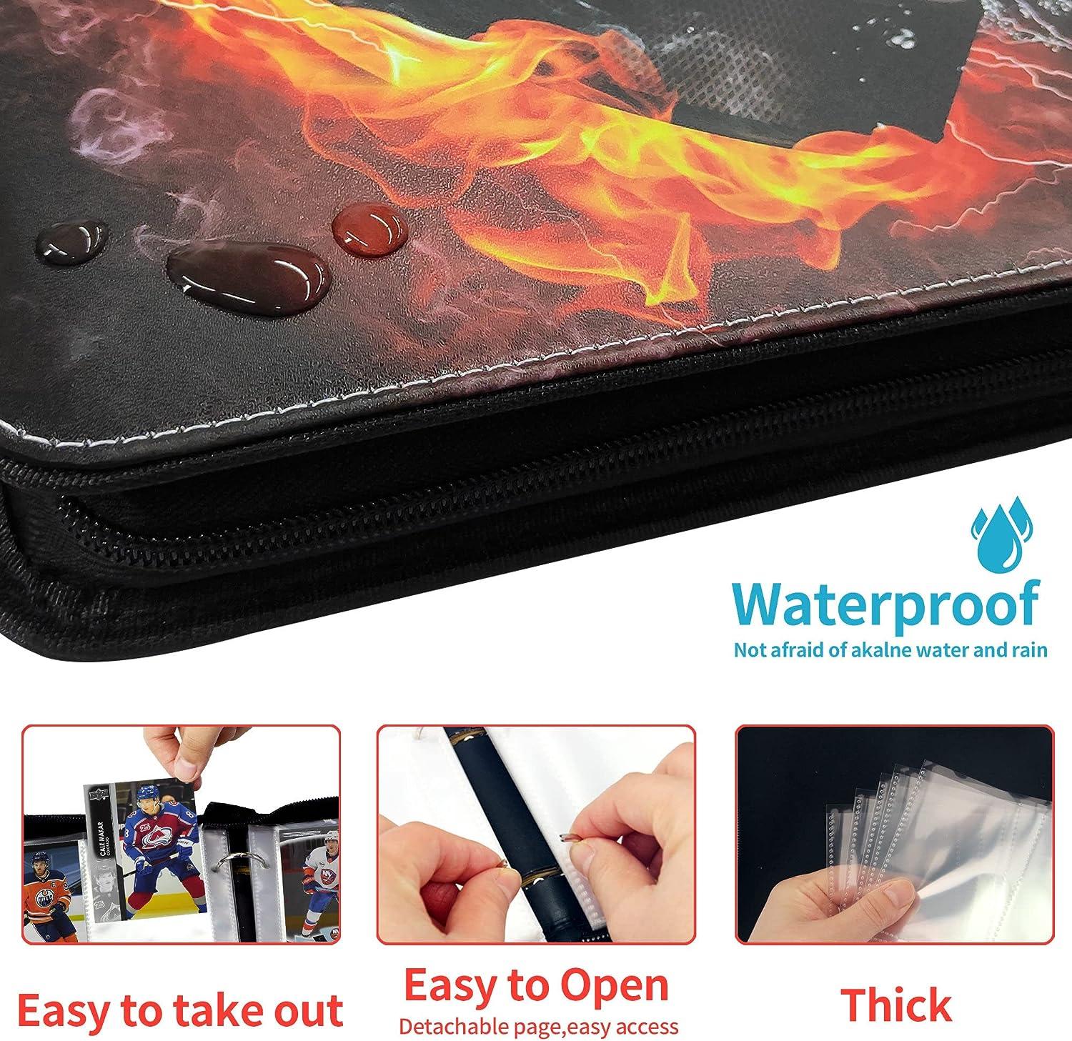 Card Binder - Ice Hockey, Trading, MTG & TCG - Yellow - Holds 400 Cards -  50 Removable Pages | Buy Now with Express International Delivery |  GoSupps.com