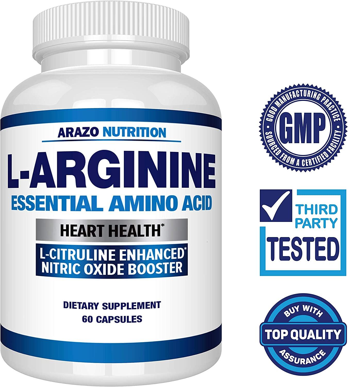 Premium L Arginine Nitric Oxide Booster 1340mg with LCitrulline