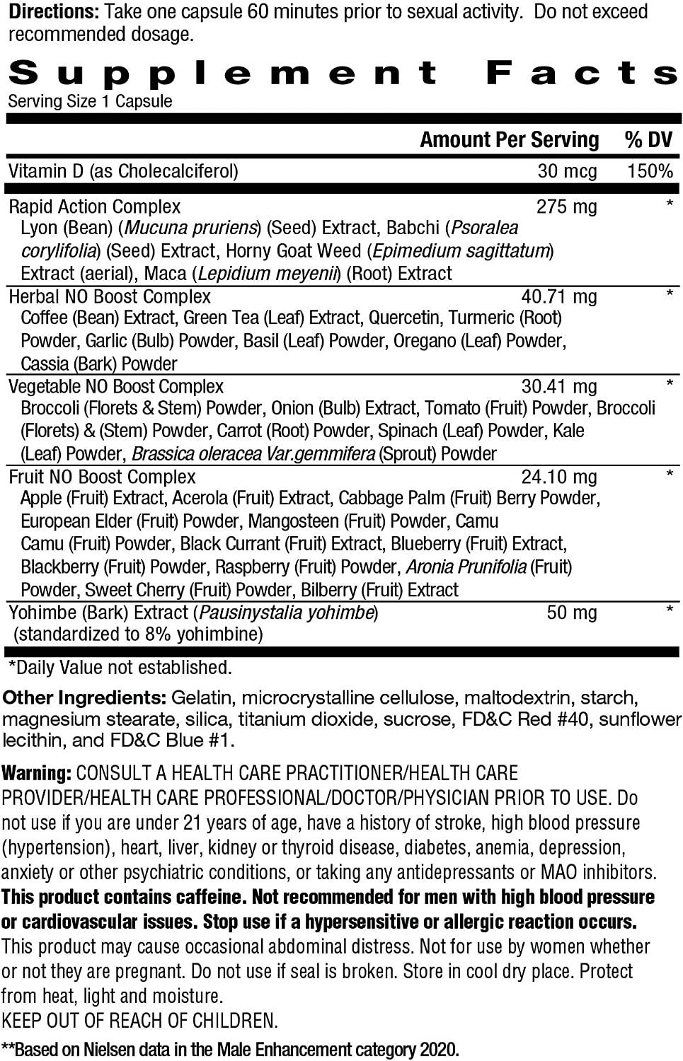 Ageless Male Tonight XL Nitric Oxide Booster Safe & Effective Male