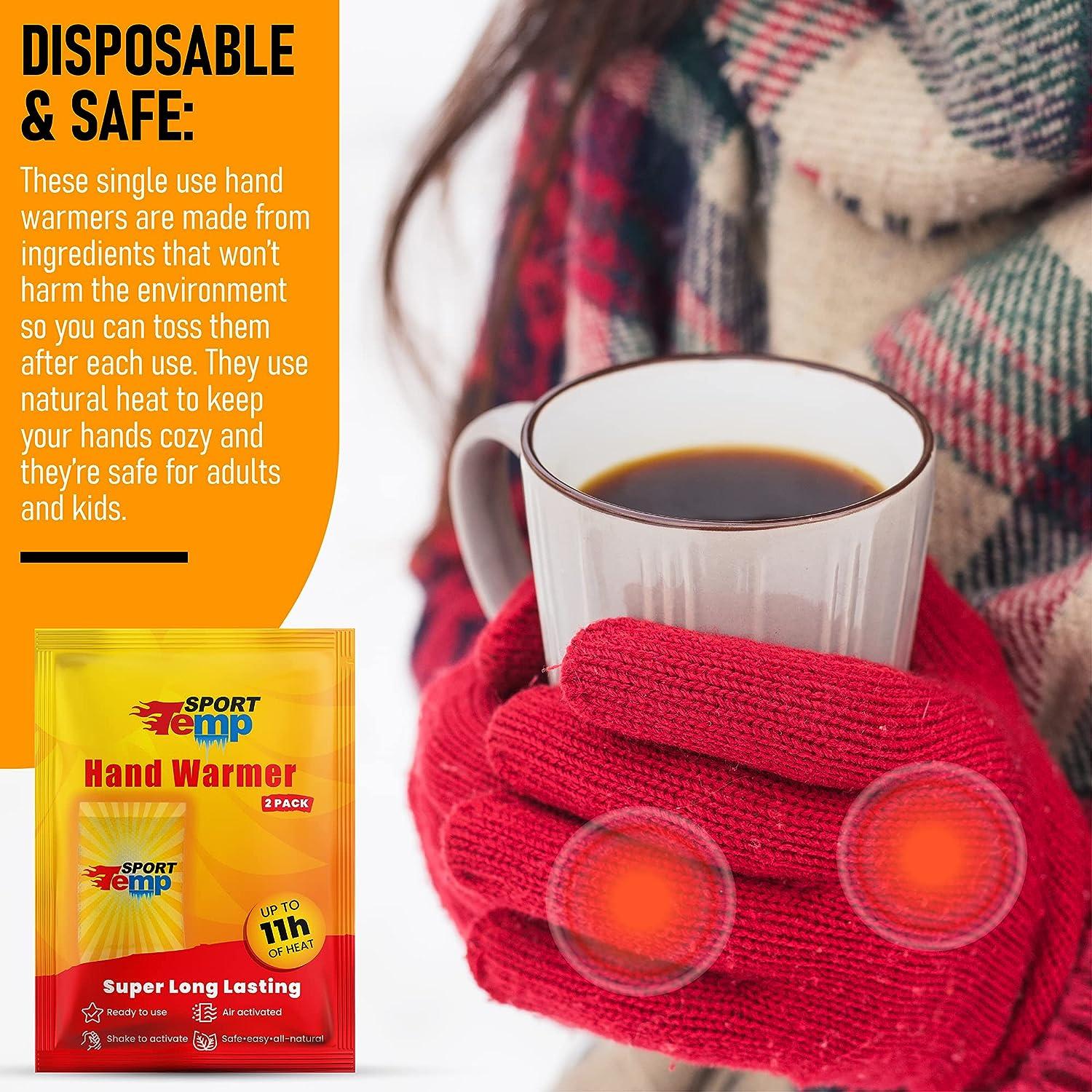 Hand Warmers Up to 11 Hours of Heat, Super Long Lasting Easy, All