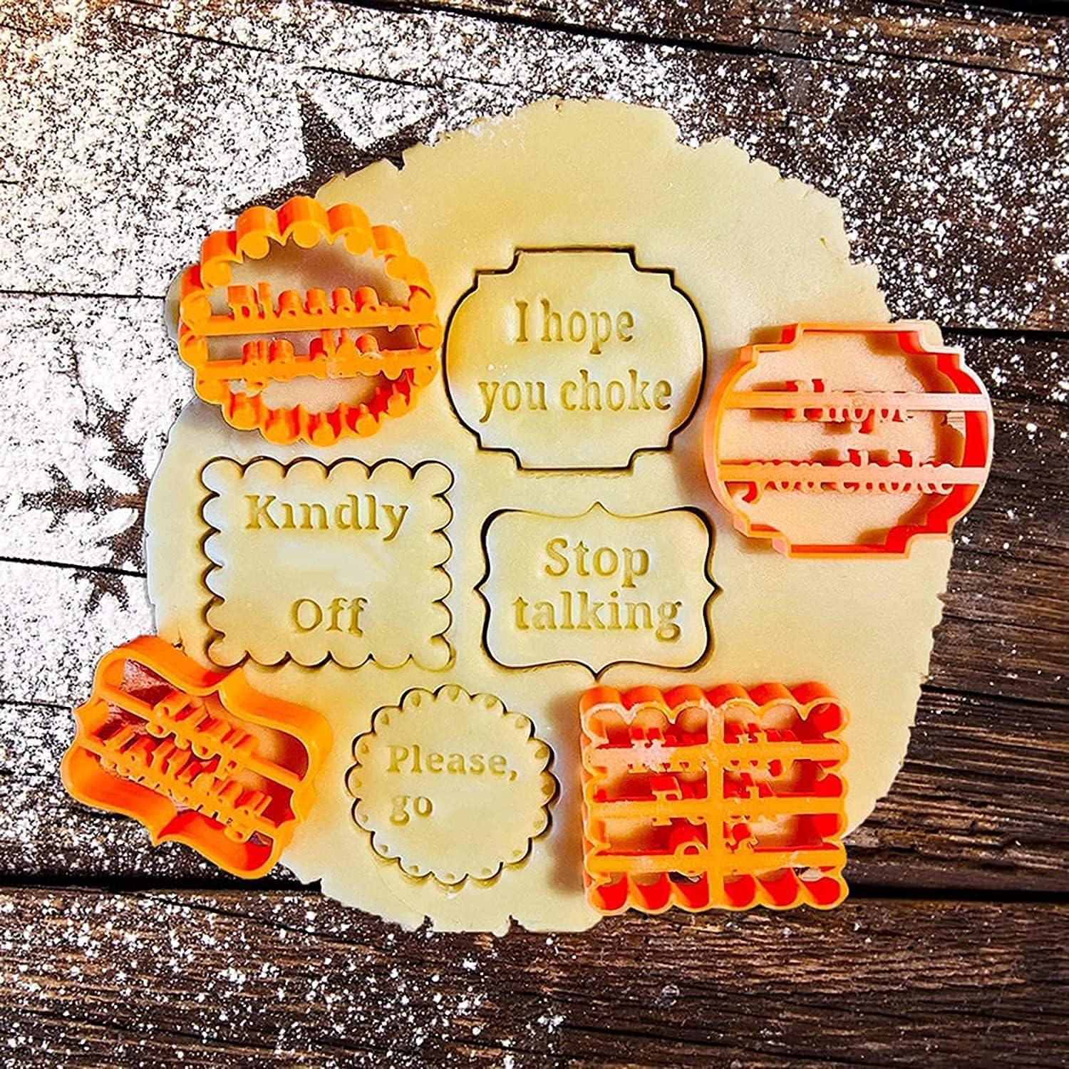 Good Wishes Cookie Molds Funny Cutter Set for Baking Various Shapes