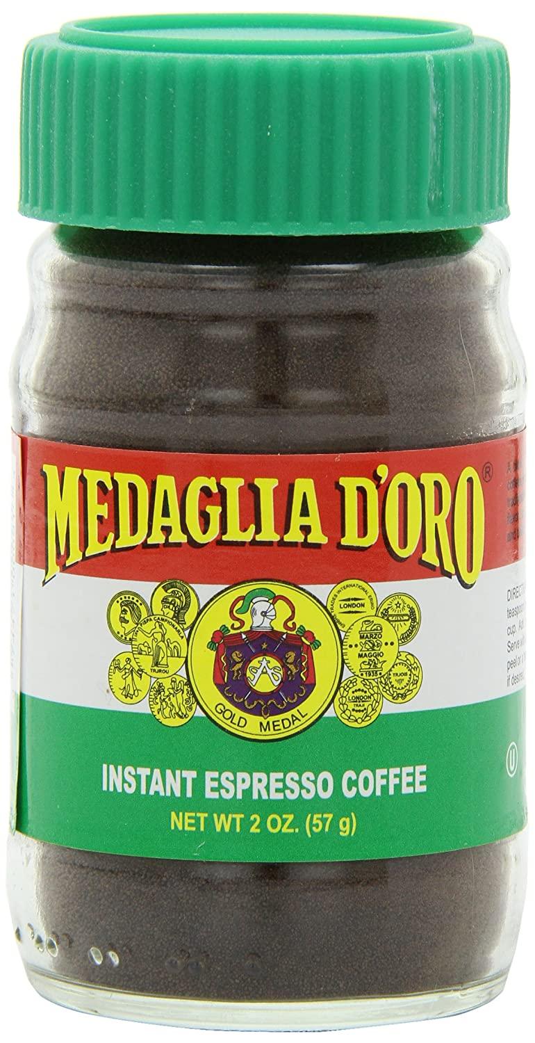 Medaglia D'Oro Espresso Style Instant Coffee, 2 Ounces (Pack of 12)