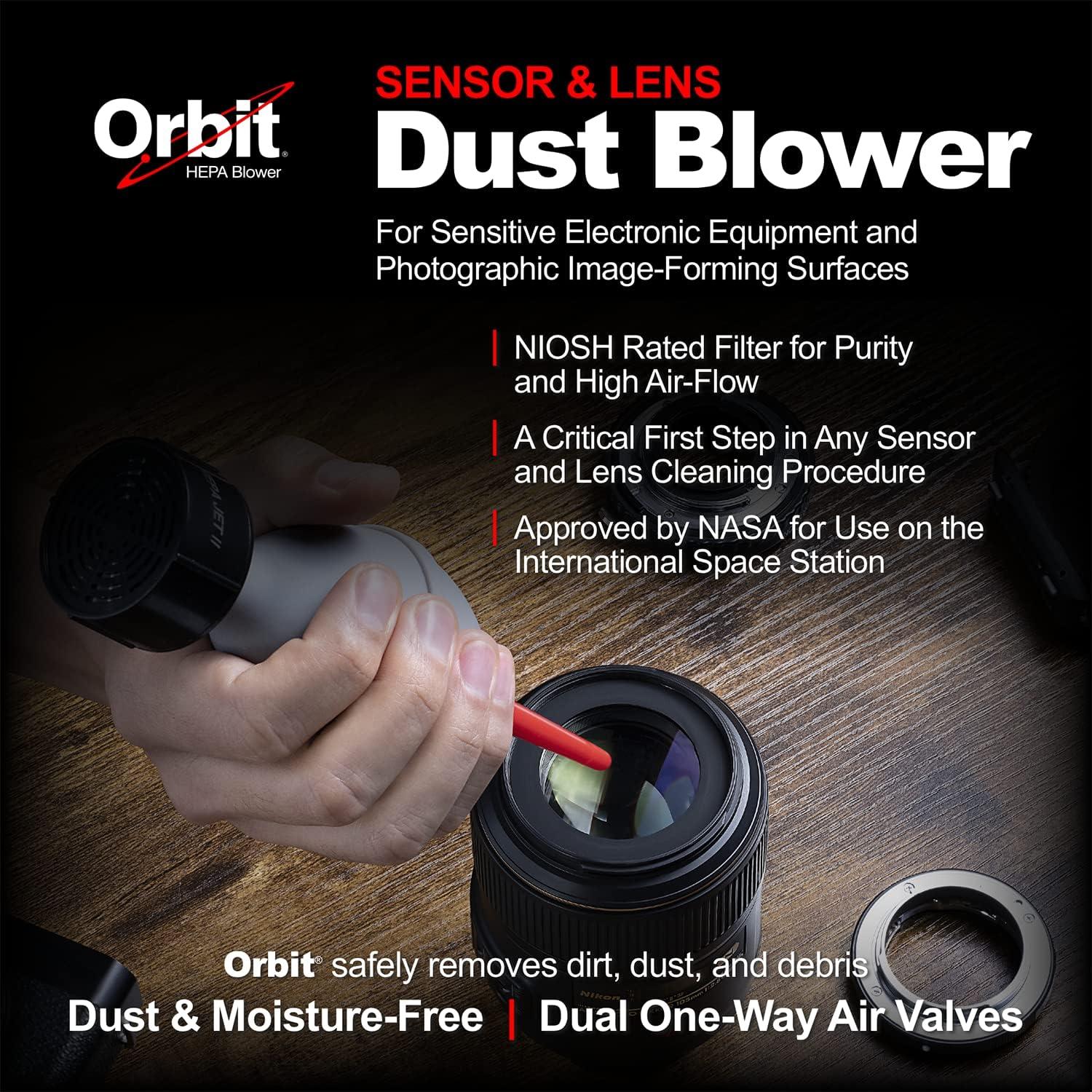 Orbit Blower with HEPA Filter Air Blower Camera and Lens Cleaner