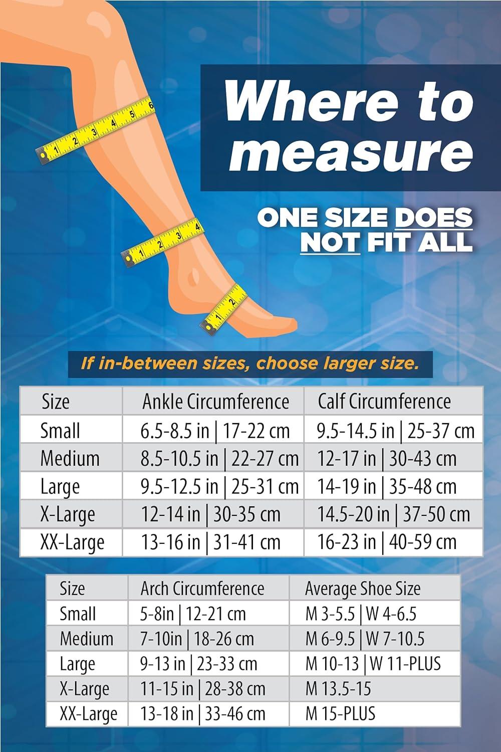 Orthosleeve Foot Bracing Sleeve - Black
